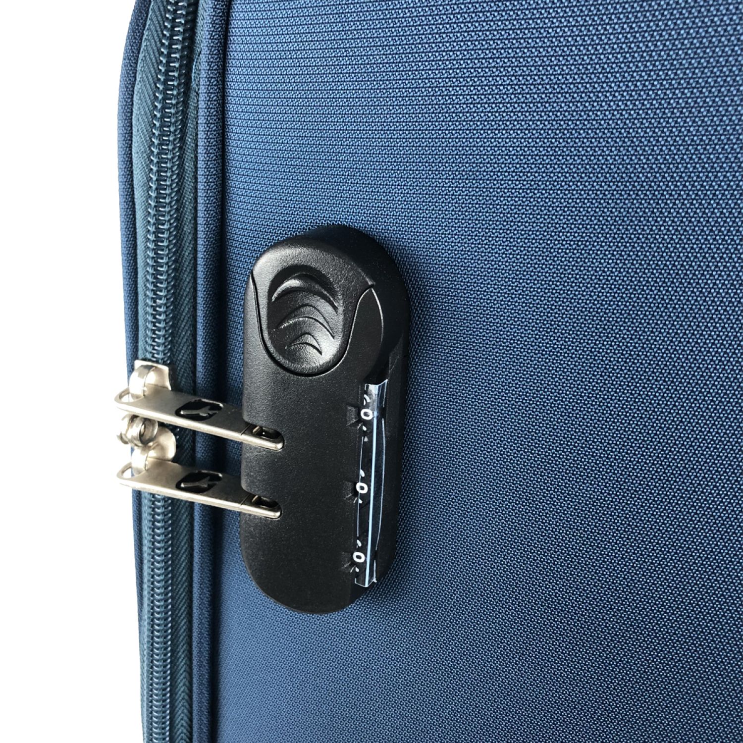 Voir la diapositive 6 : AIRPORT Valise cabine souple bleue foncé Perfeckto 55x35x20cm