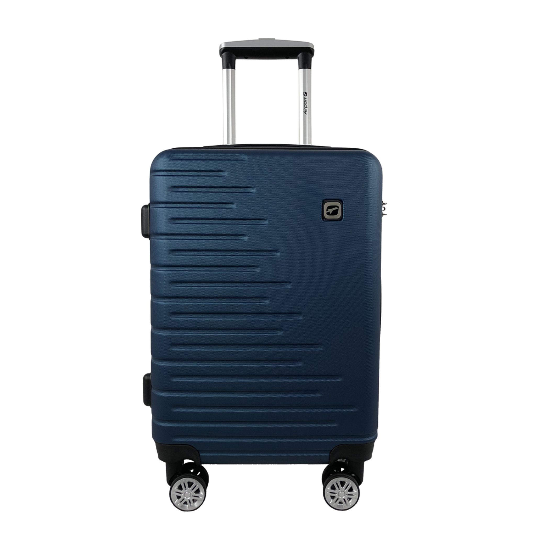 Voir la diapositive 2 : AIRPORT Valise cabine rigide bleue Equalizer 55x36x21cm