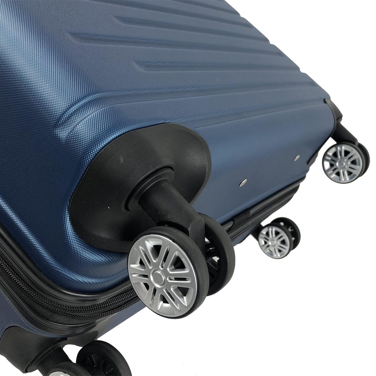 Voir la diapositive 7 : AIRPORT Valise cabine rigide bleue Equalizer 55x36x21cm