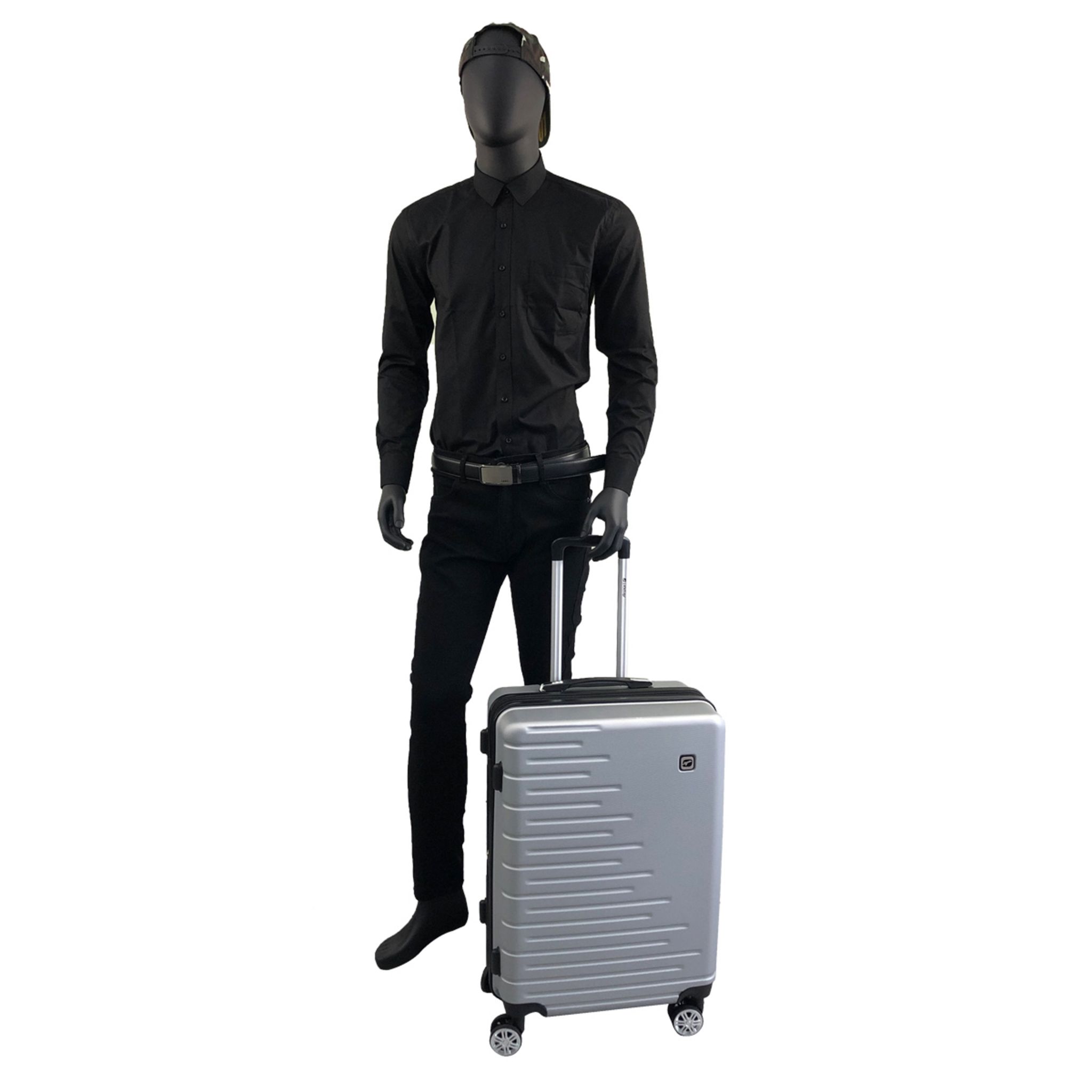 Voir la diapositive 9 : AIRPORT Valise rigide grise Equalizer 66x44x25cm