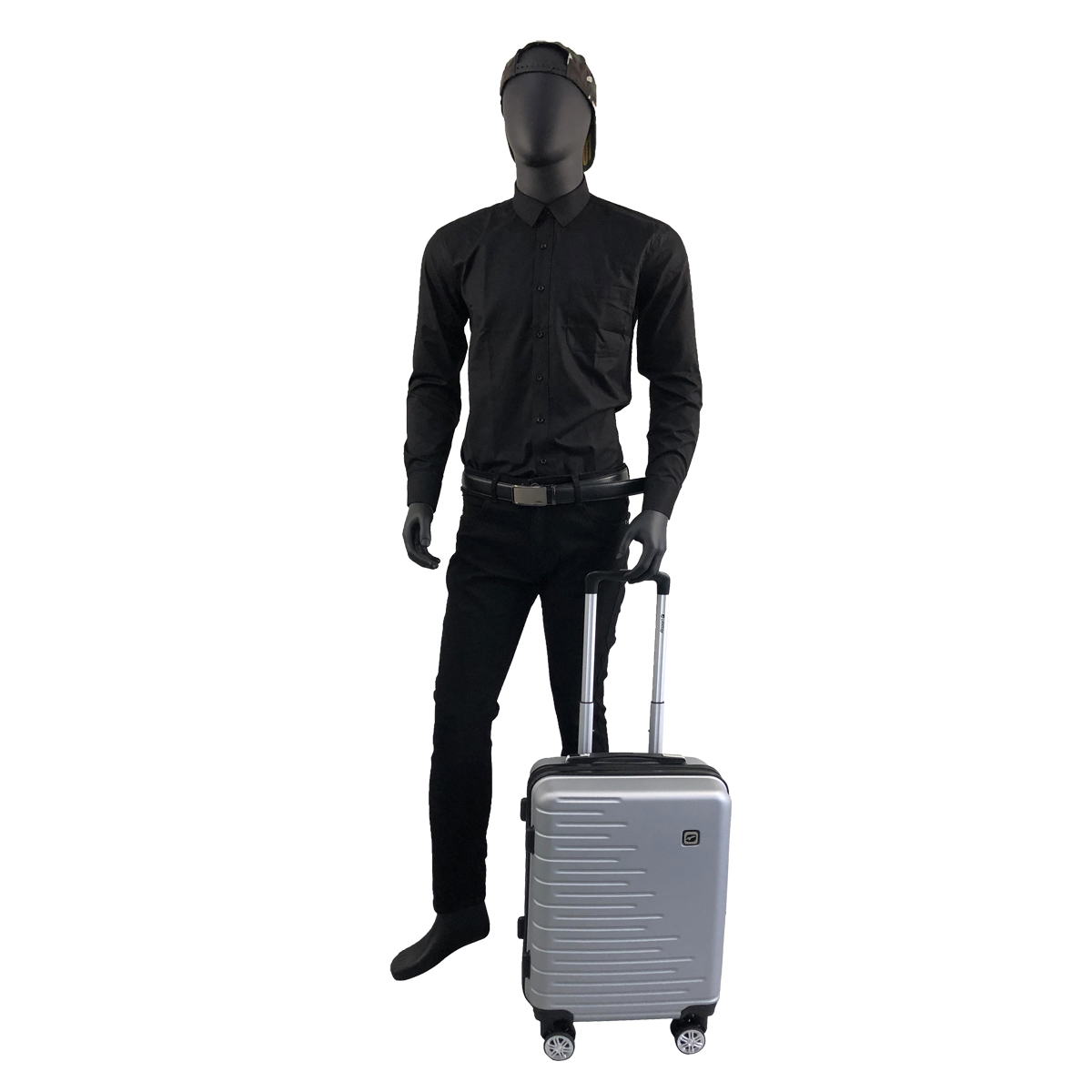 Voir la diapositive 9 : AIRPORT Valise cabine rigide grise Equalizer 55x36x21cm