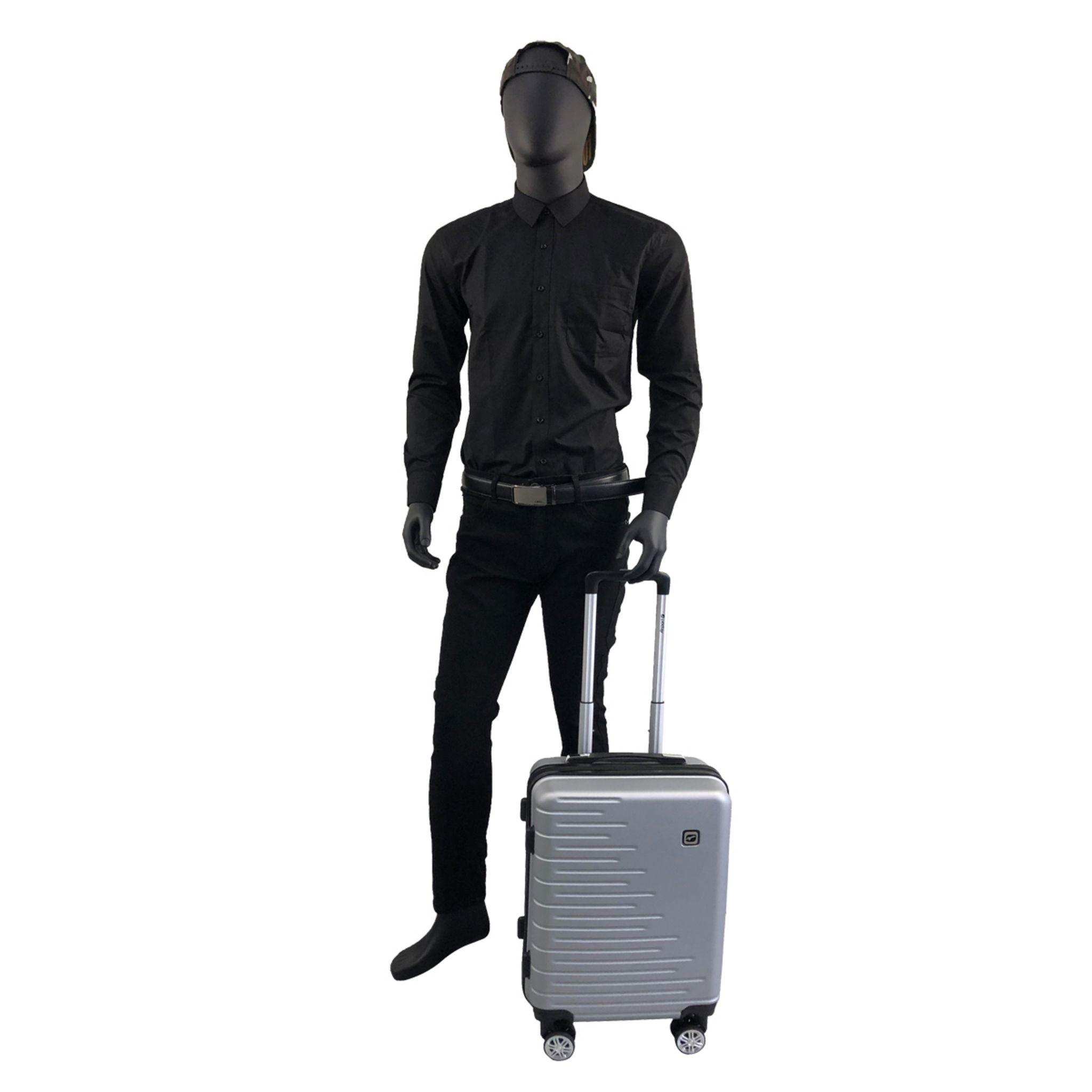 Voir la diapositive 9 : AIRPORT Valise cabine rigide grise Equalizer 55x36x21cm