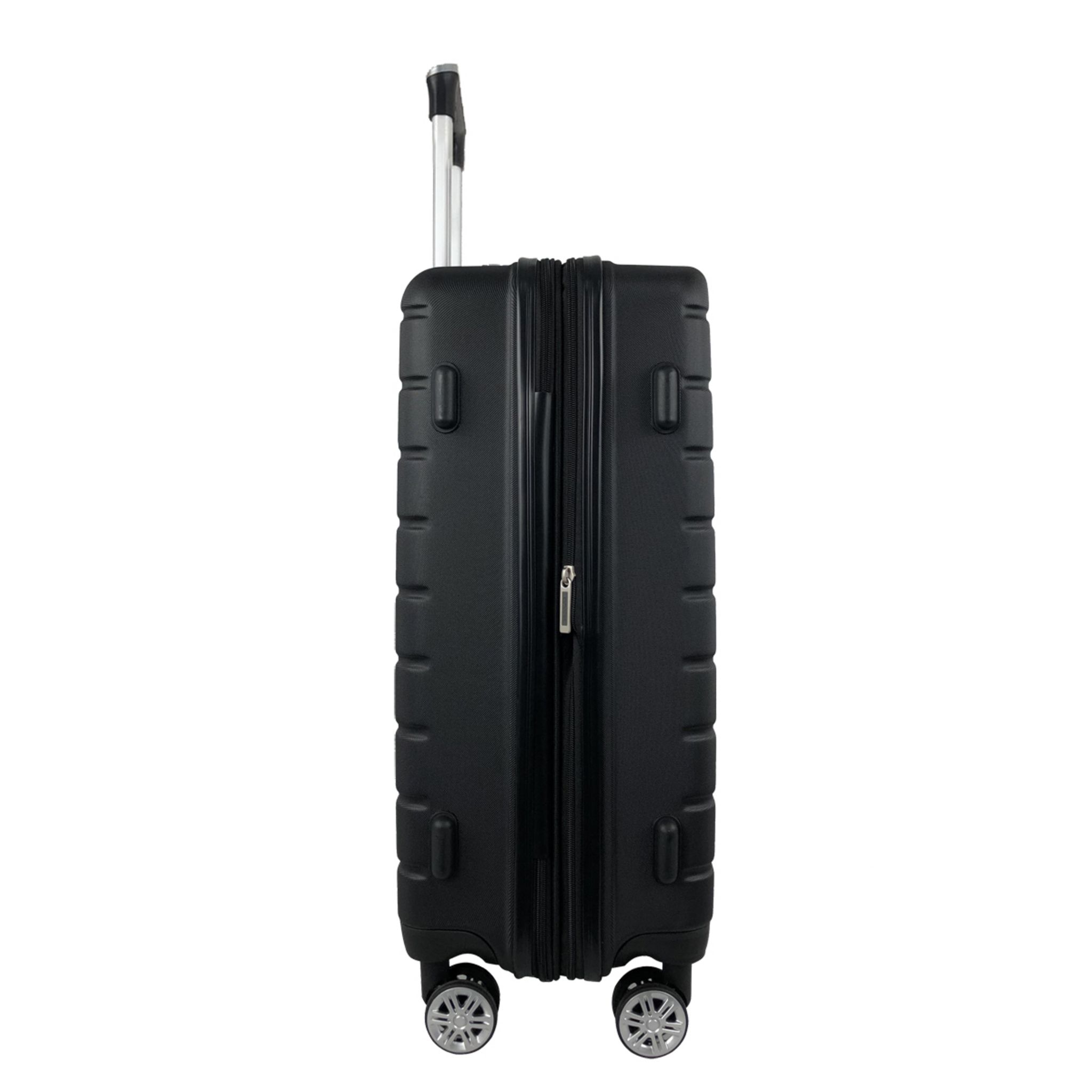 Voir la diapositive 3 : AIRPORT Valise ABS Equalizer 66cm 8 roues Extensible M - Noir