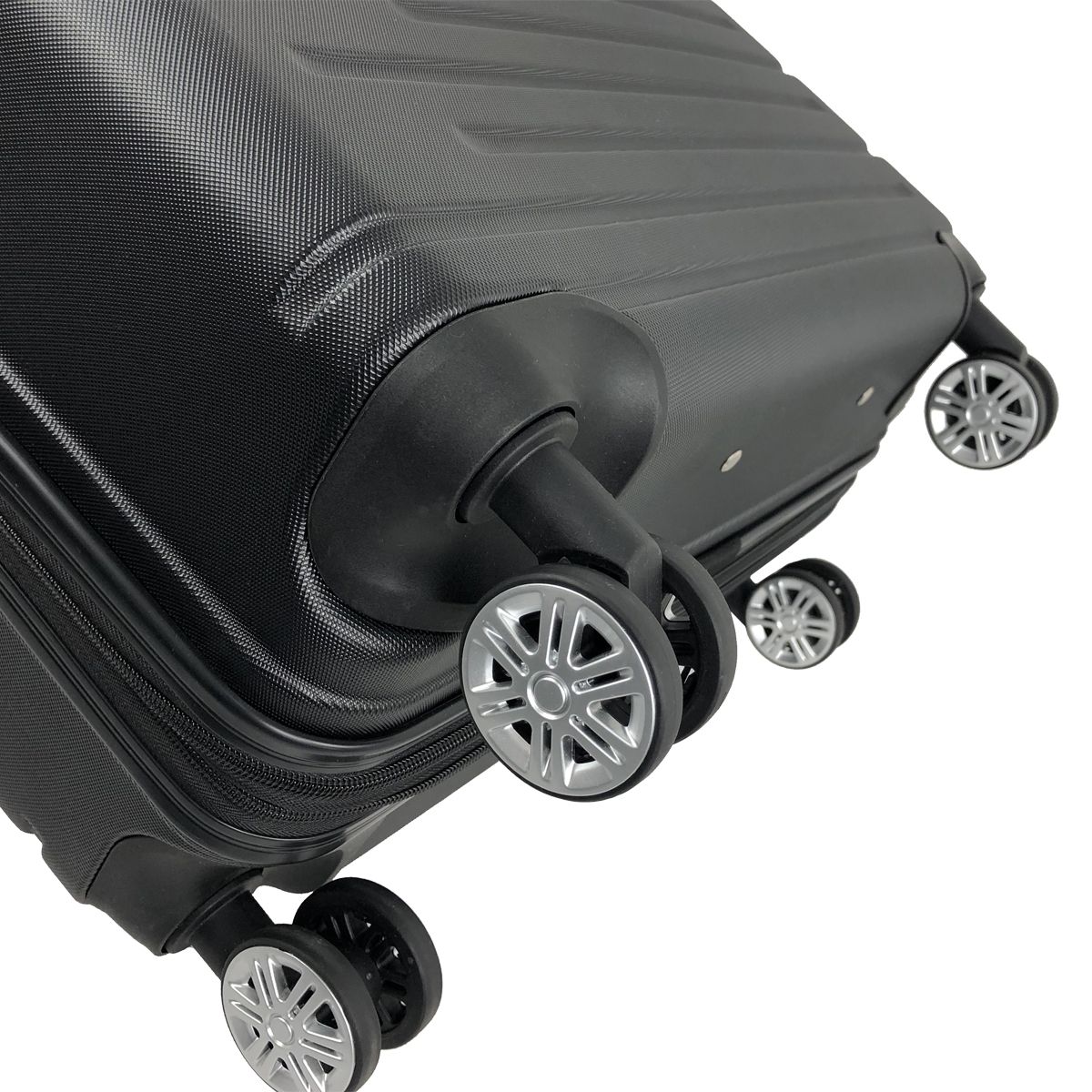 AIRPORT Valise rigide noire Equalizer 66x44x25cm