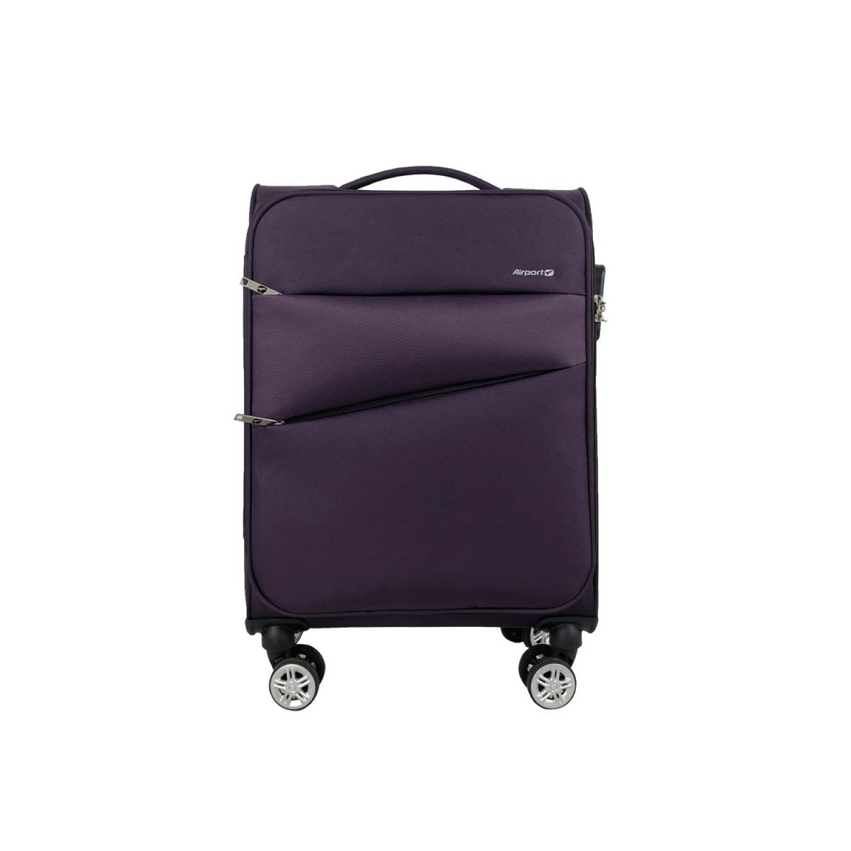 AIRPORT Valise cabine souple violette Perfeckto 55x35x20cm