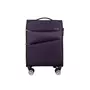 AIRPORT Valise cabine souple violette Perfeckto 55x35x20cm