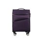 Voir la diapositive 2 : AIRPORT Valise cabine souple violette Perfeckto 55x35x20cm