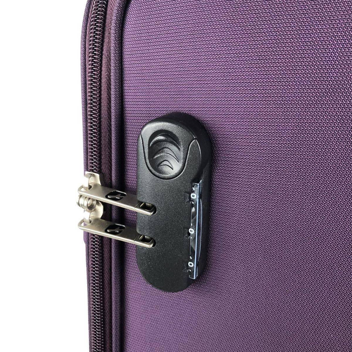 AIRPORT Valise cabine souple violette Perfeckto 55x35x20cm