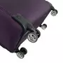 AIRPORT Valise cabine souple violette Perfeckto 55x35x20cm