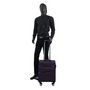Voir la diapositive 10 : AIRPORT Valise cabine souple violette Perfeckto 55x35x20cm