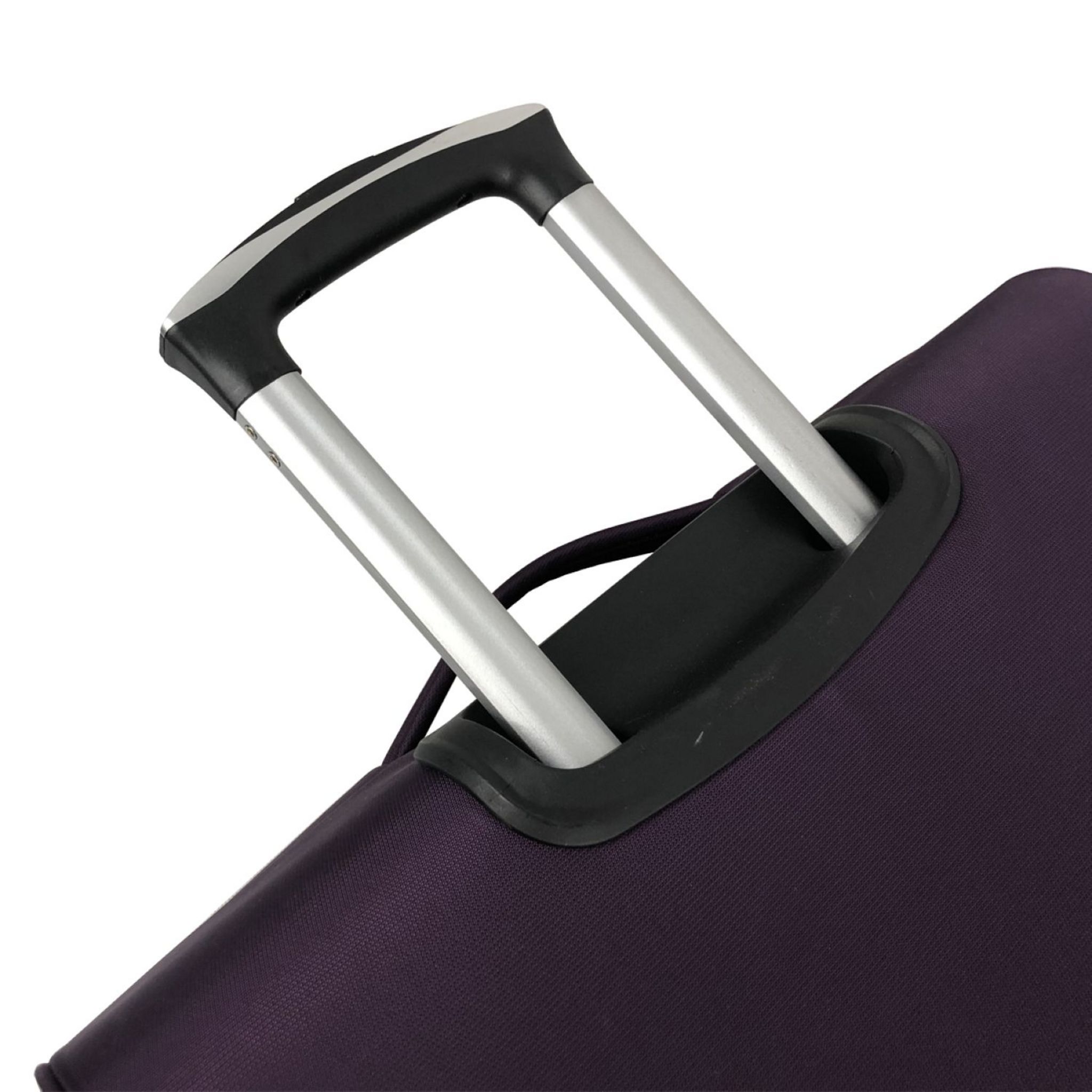 Voir la diapositive 6 : AIRPORT Grande Valise souple violette Perfeckto 76x46x27cm
