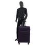 Voir la diapositive 9 : AIRPORT Grande Valise souple violette Perfeckto 76x46x27cm