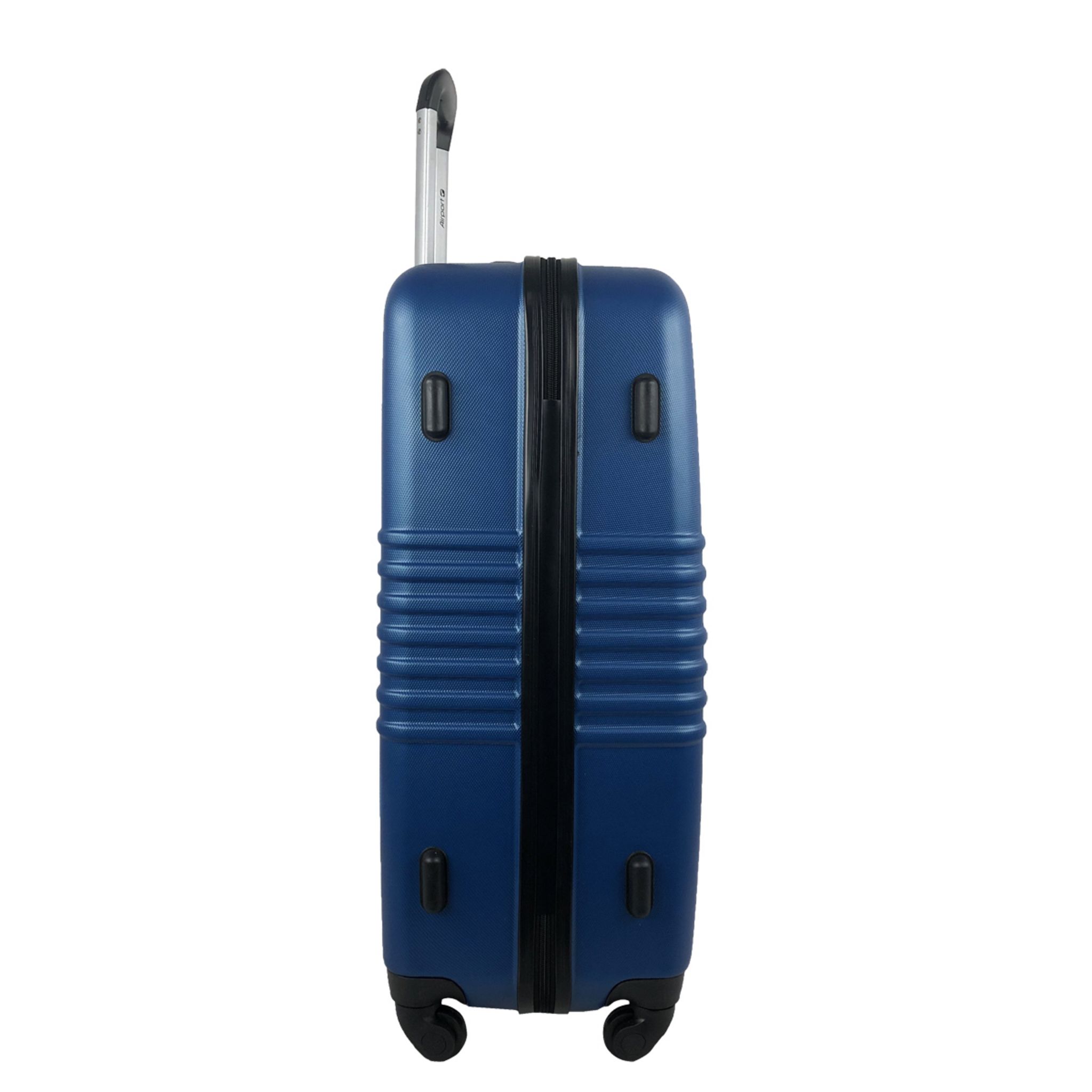 Voir la diapositive 3 : AIRPORT Grande Valise rigide bleue Sismik 70x46x28cm