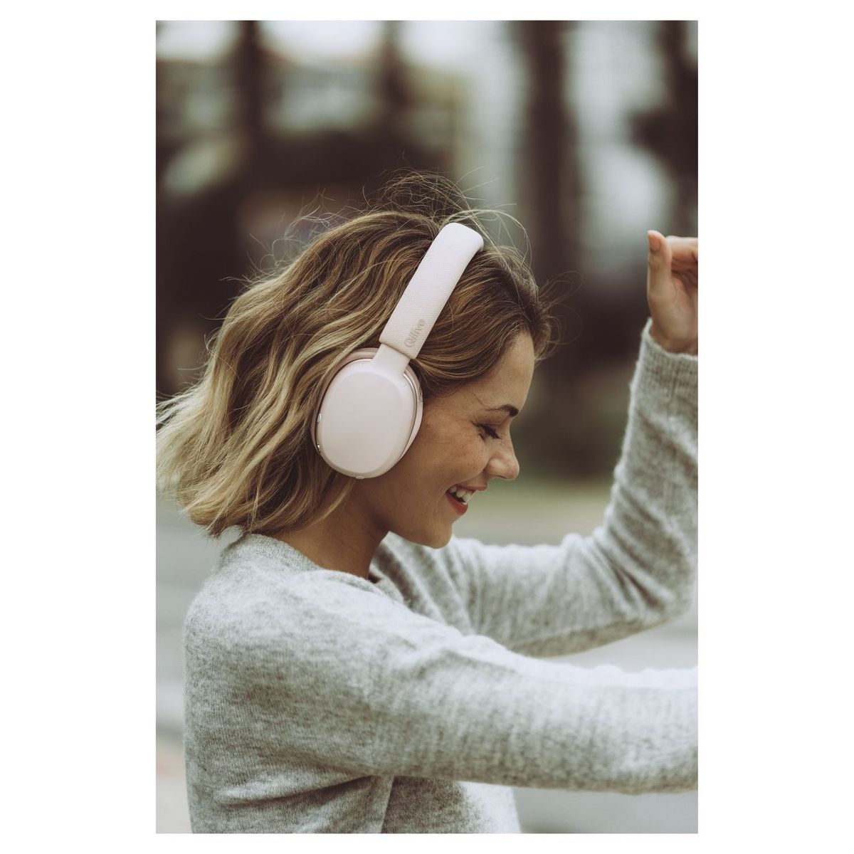 QILIVE Casque audio Bluetooth - Rose - Q1008