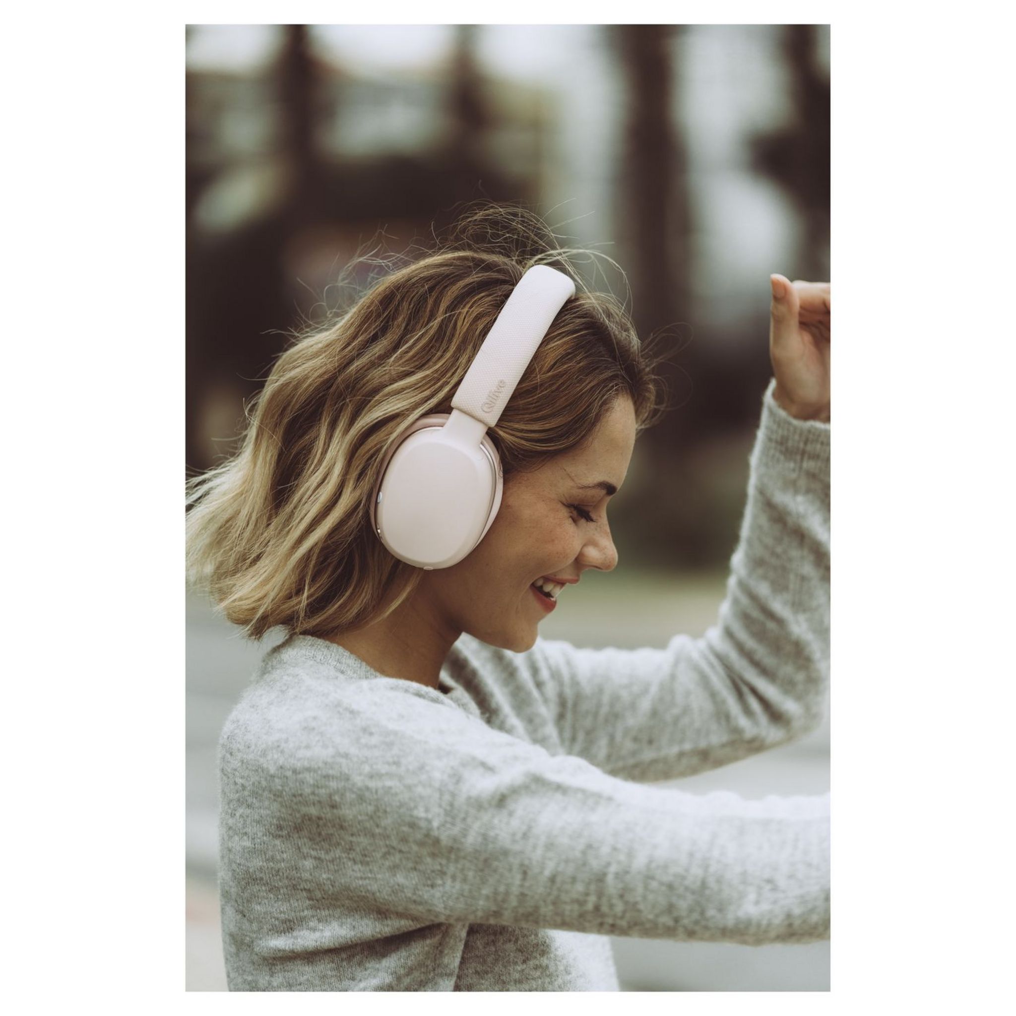 Voir la diapositive 5 : QILIVE Casque audio Bluetooth - Rose - Q1008
