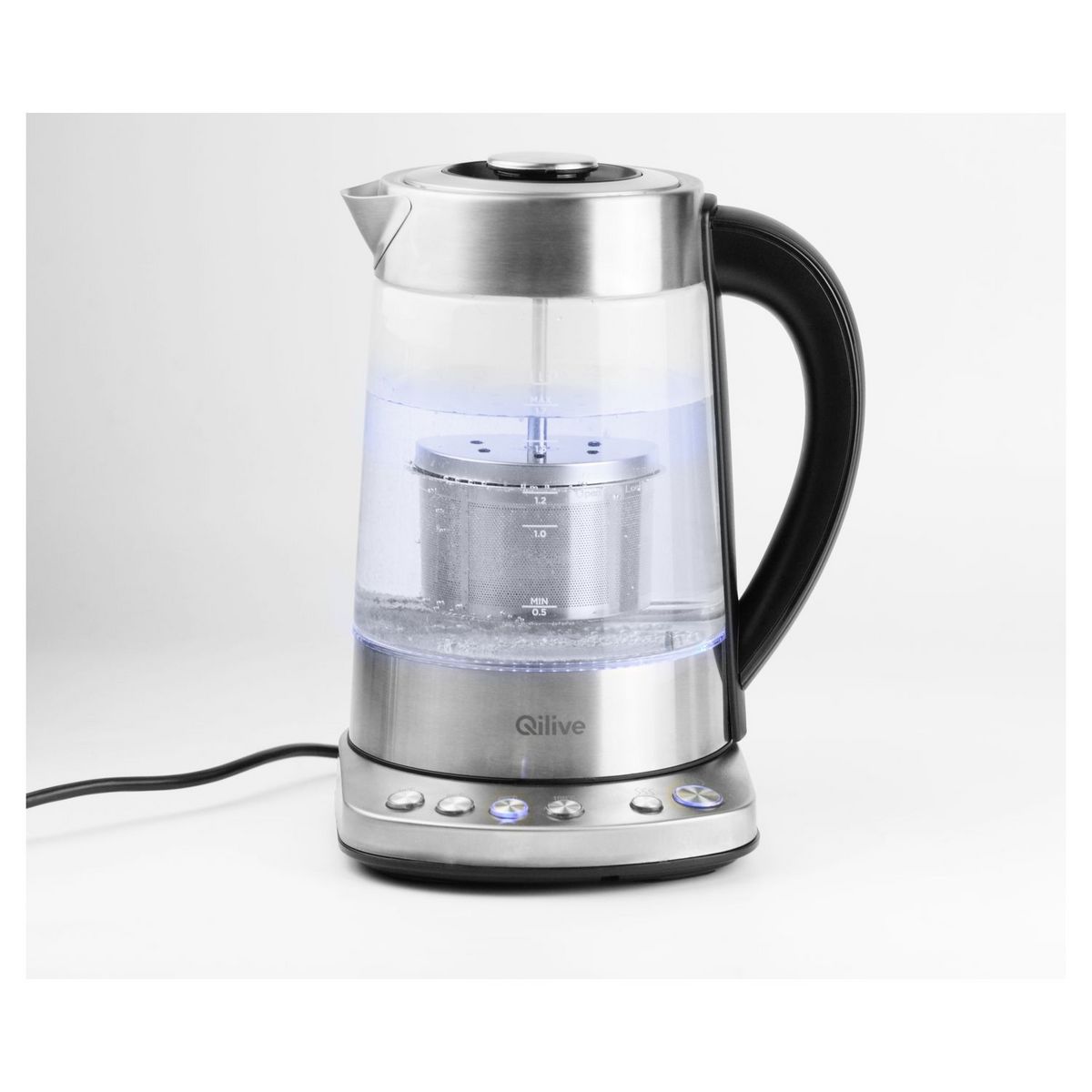 QILIVE Bouilloire électrique 898891 température réglable - Verre
