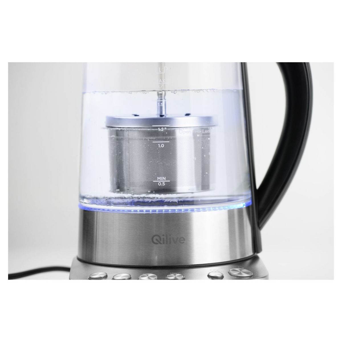 QILIVE Bouilloire électrique 898891 température réglable - Verre
