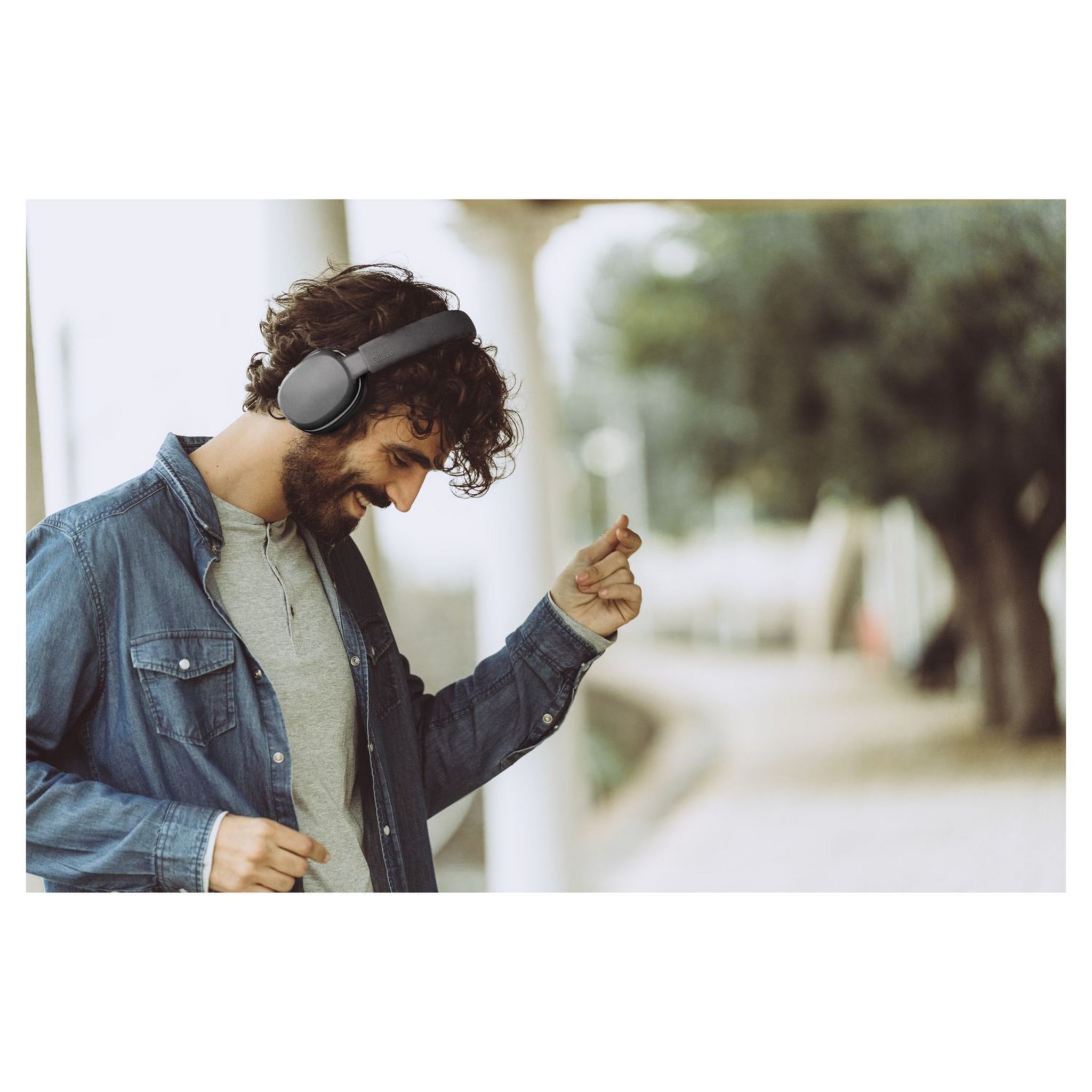 Voir la diapositive 2 : QILIVE Casque audio Bluetooth - Noir - Q1008