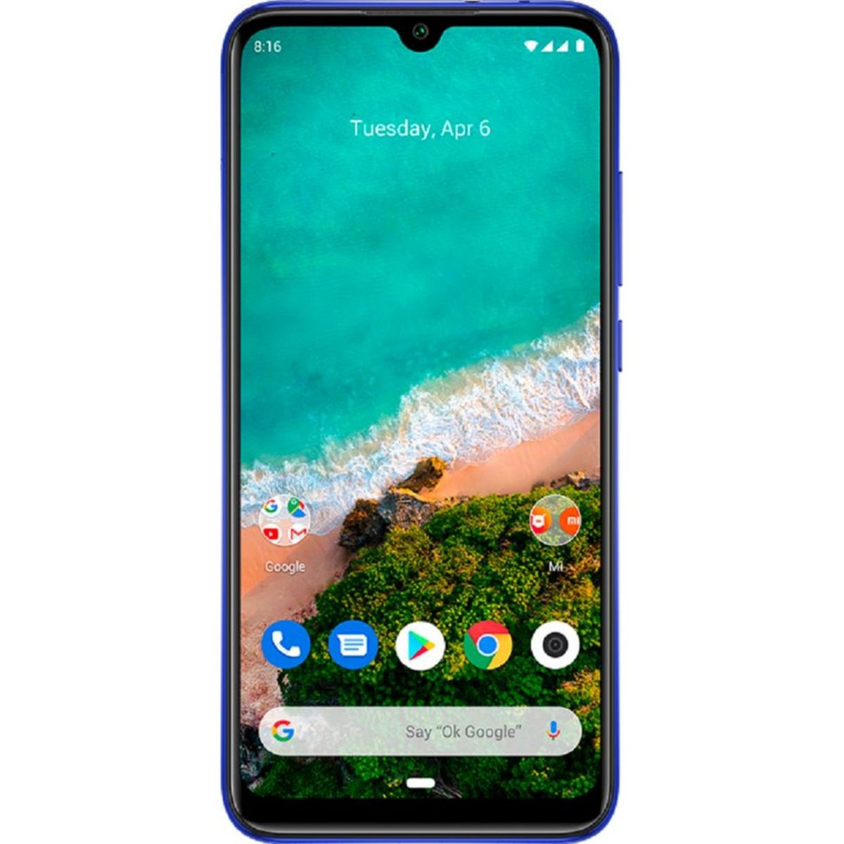 XIAOMI Smartphone Mi A3 64 Go 6.088 pouces Bleu 4G Double NanoSIM