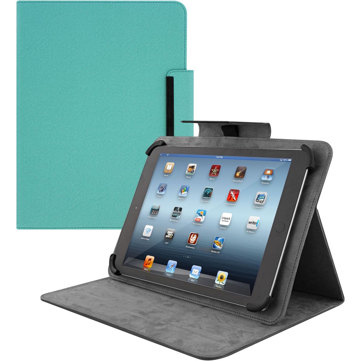 TNB Protection pour tablette Reg-Folio universelle 10 pouces Vert