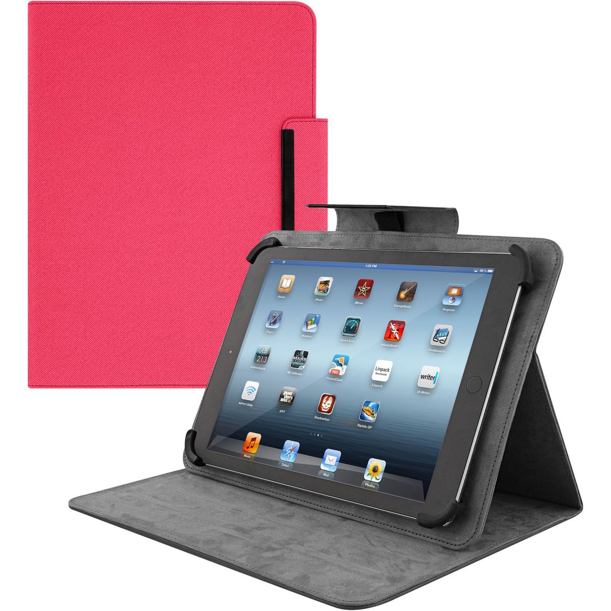 TNB Protection pour tablette Reg-Folio universelle 10 pouces Rose