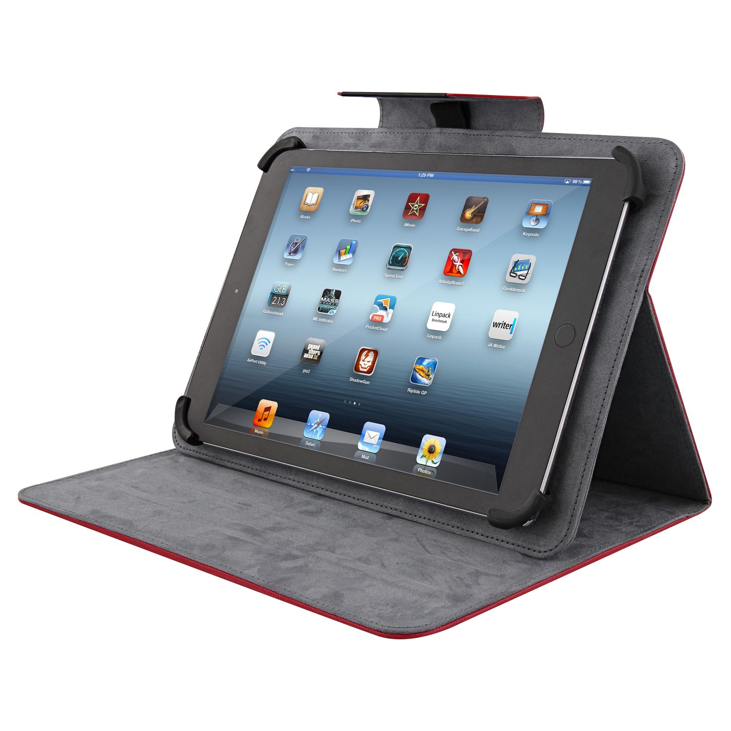 Voir la diapositive 4 : TNB Protection pour tablette Reg-Folio universelle 10 pouces Rose