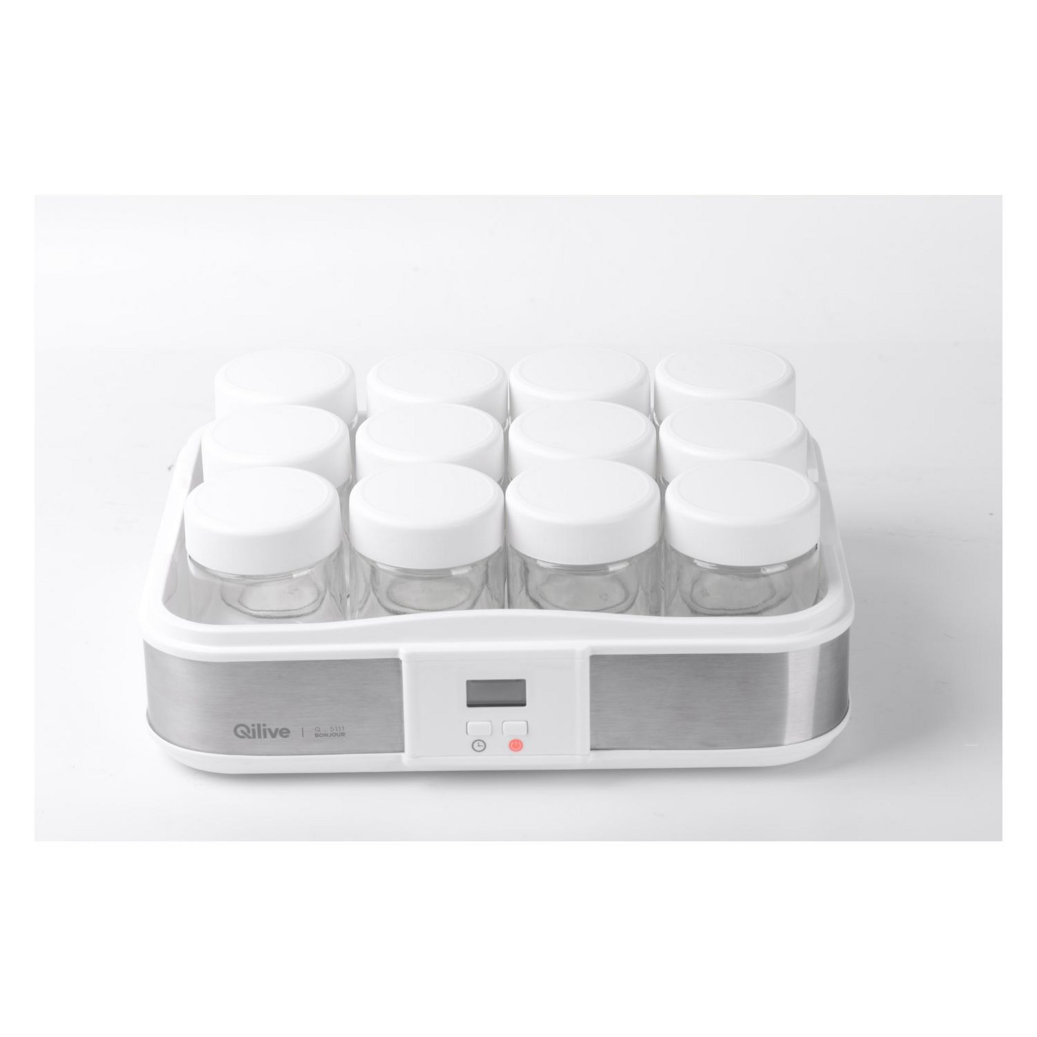 Voir la diapositive 6 : QILIVE Yaourtière 153250 - Blanc