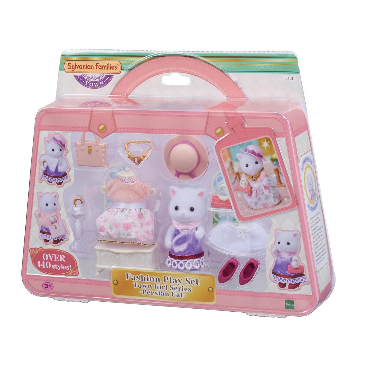 EPOCH D'ENFANCE La valisette de Mode Chat Persan - Sylvanian Families