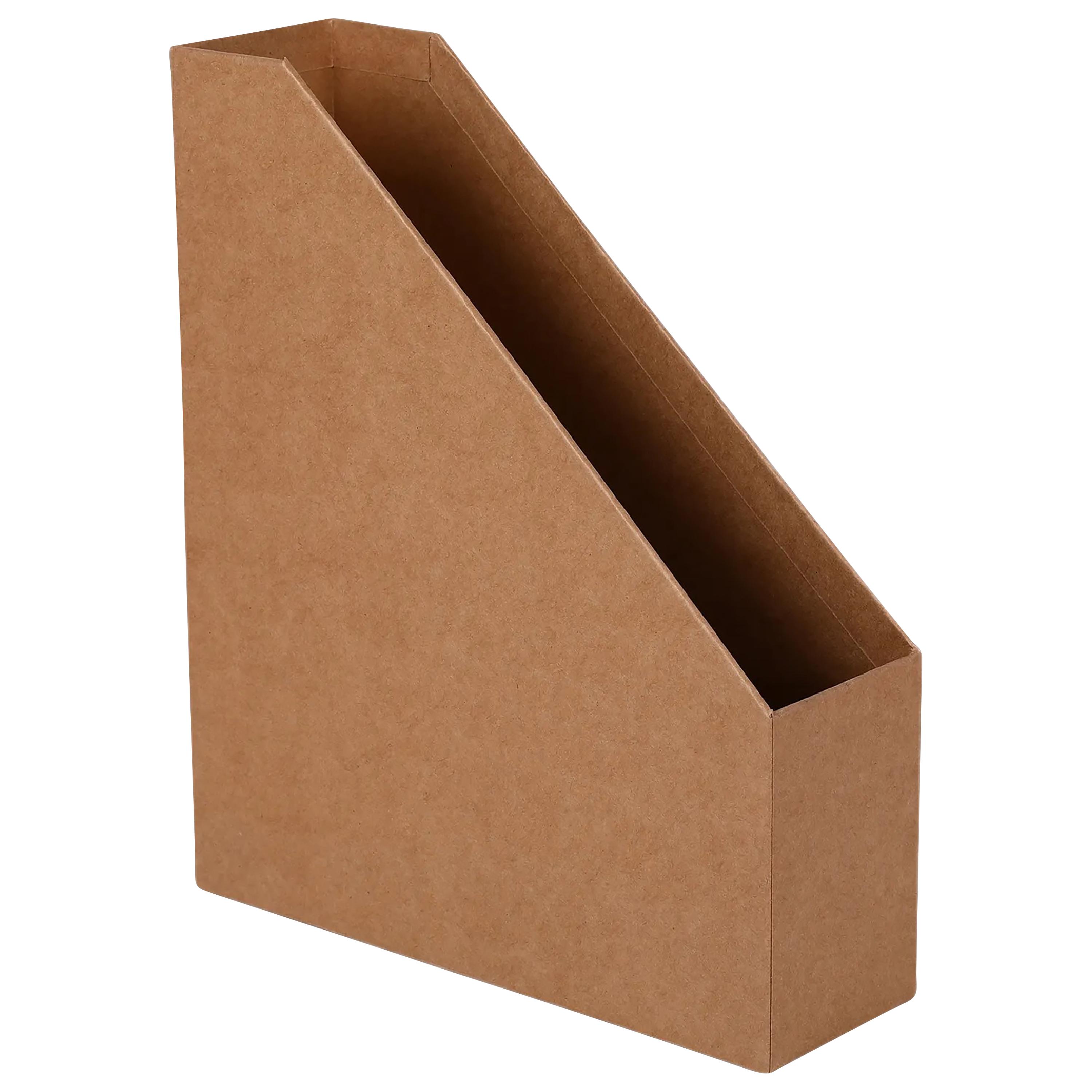 AUCHAN Range revues Kraft recyclé 26.5x31x8.5cm