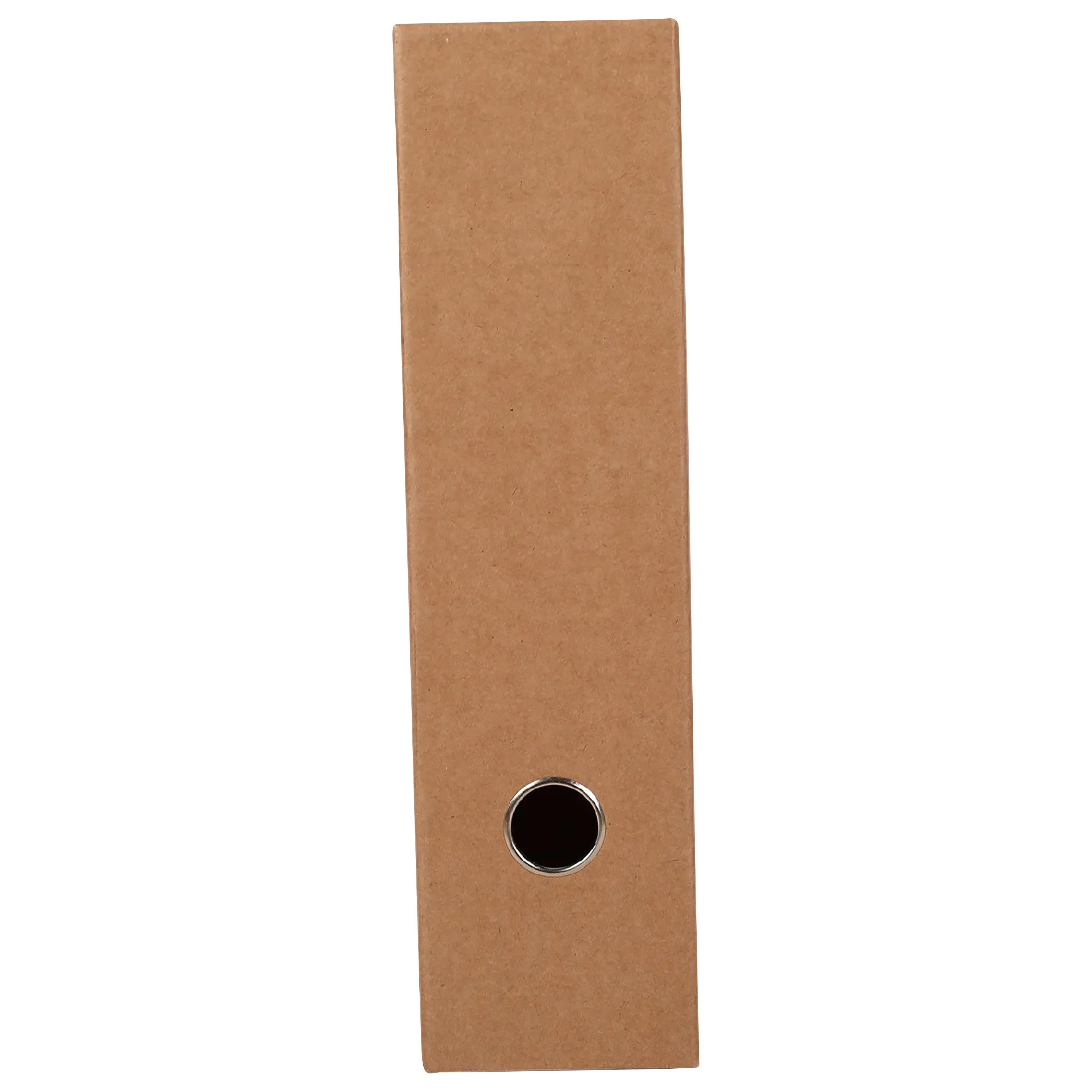 Voir la diapositive 3 : AUCHAN Range revues Kraft recyclé 26.5x31x8.5cm