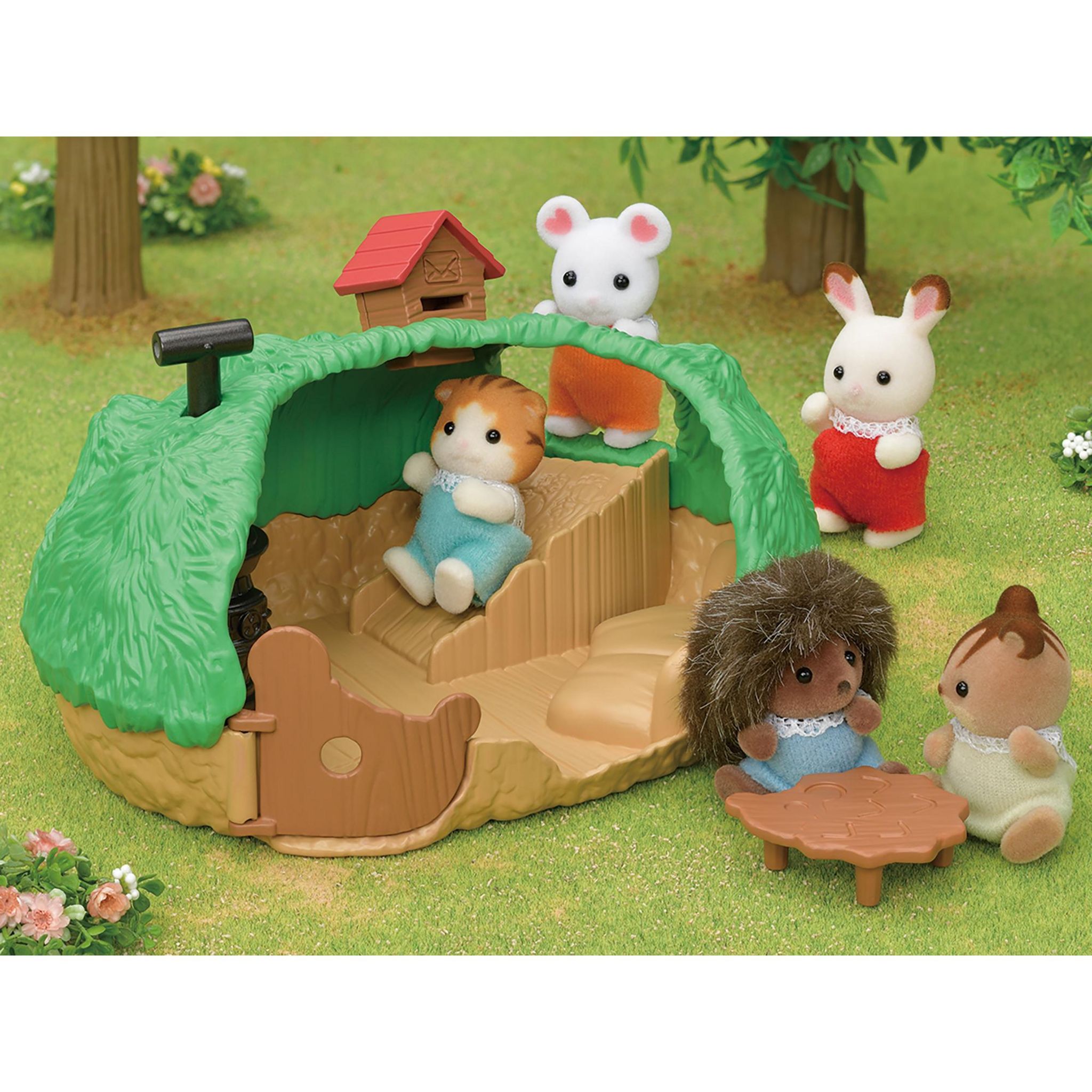 Voir la diapositive 7 : EPOCH D'ENFANCE La cachette des bébés Sylvanian Families