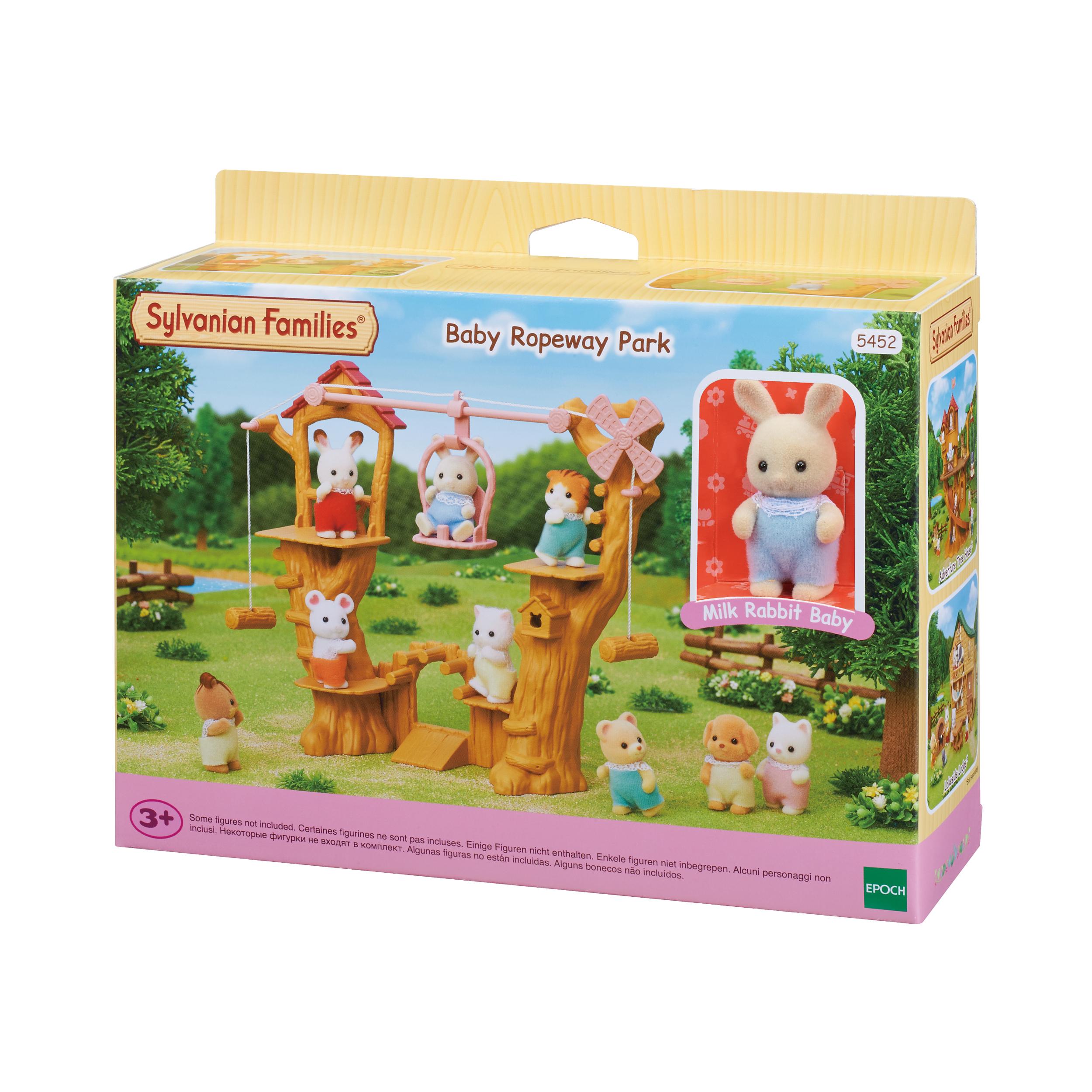 Voir la diapositive 2 : EPOCH D'ENFANCE La Tyrolienne du bébé lapin crème Sylvanian Families