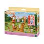 Voir la diapositive 2 : EPOCH D'ENFANCE La Tyrolienne du bébé lapin crème Sylvanian Families