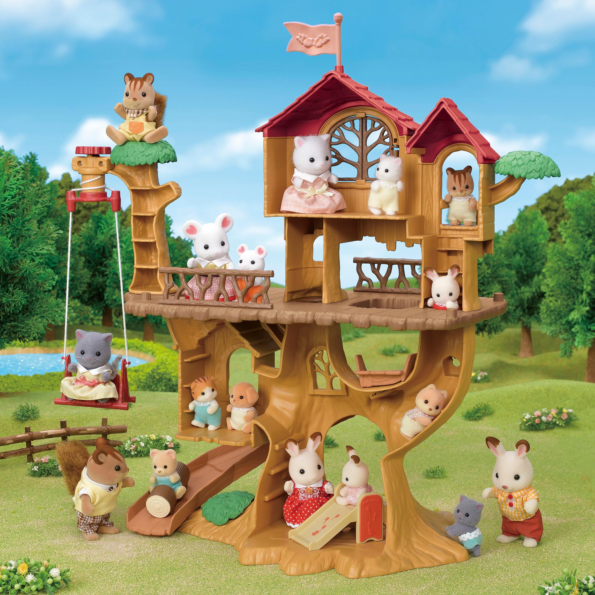 Voir la diapositive 7 : EPOCH D'ENFANCE La cabane dans les arbres Sylvanian Family