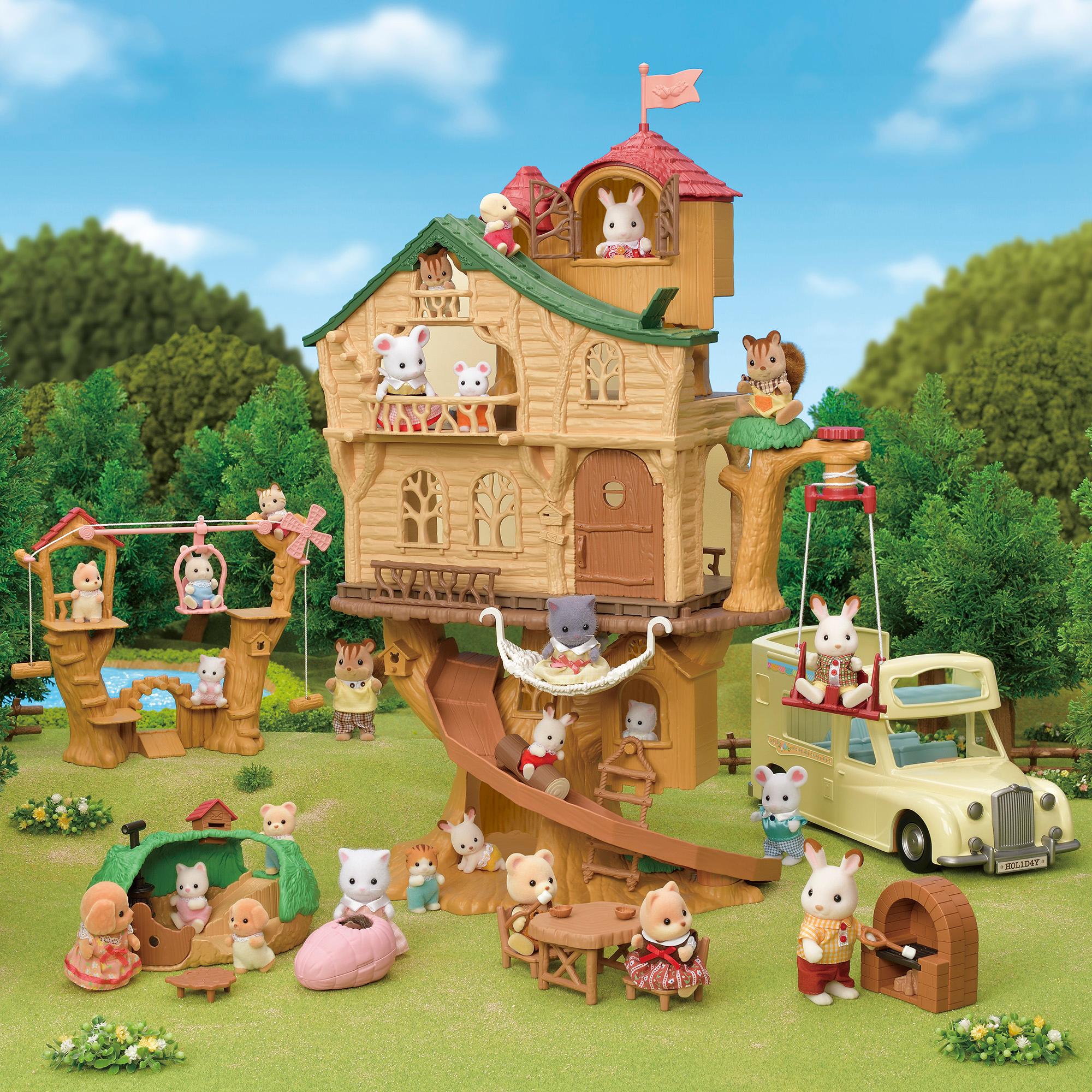Voir la diapositive 8 : EPOCH D'ENFANCE La cabane dans les arbres Sylvanian Family
