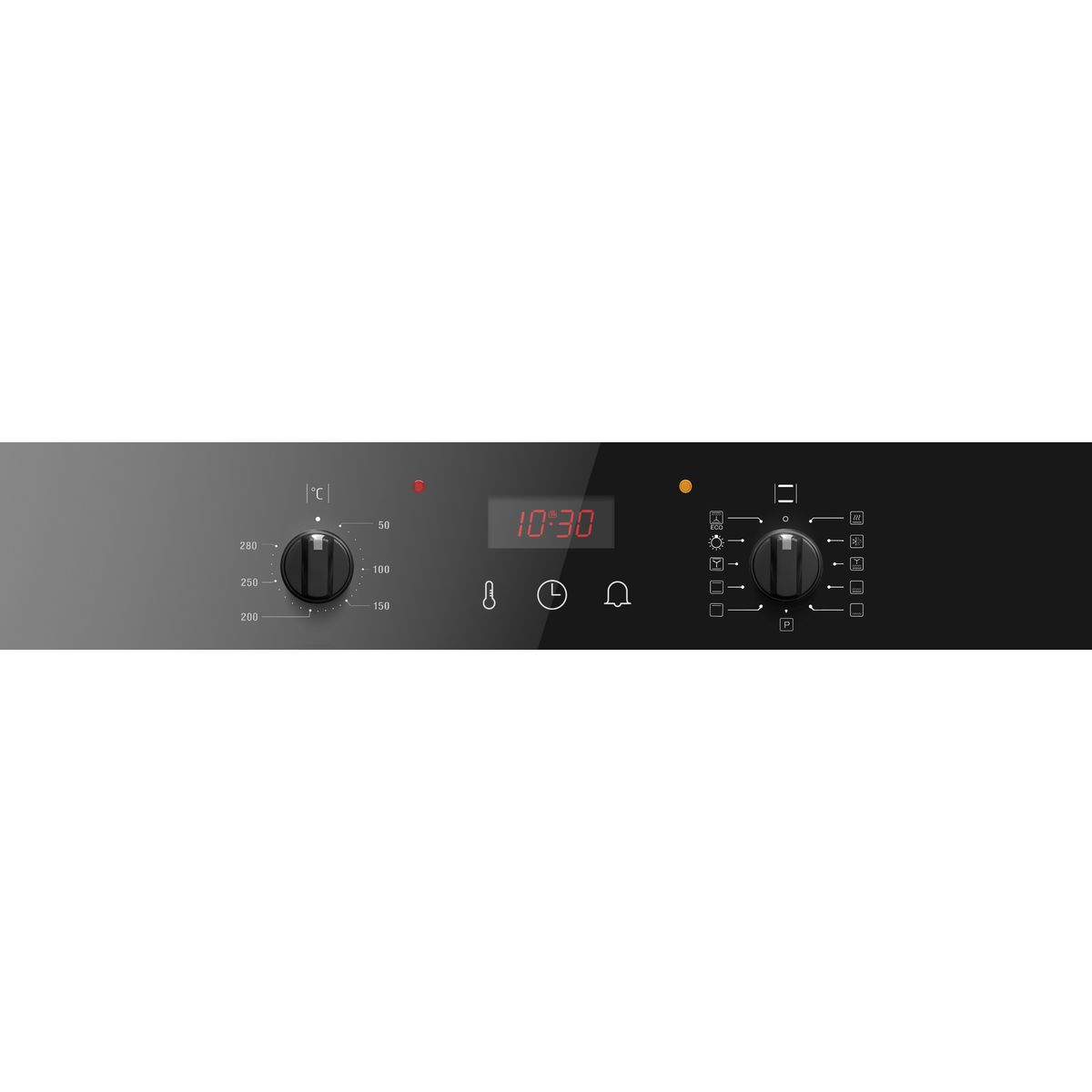 Voir la diapositive 2 : QILIVE Four encastrable Q.6483, 65 L, Multifonction, Chaleur tournante, Nettoyage Pyrolyse