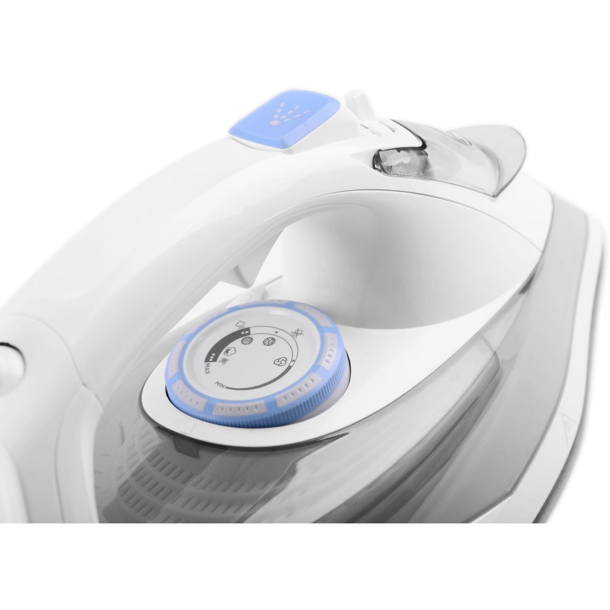 Voir la diapositive 2 : QILIVE Fer à repasser Q.5852 Blanc et bleu