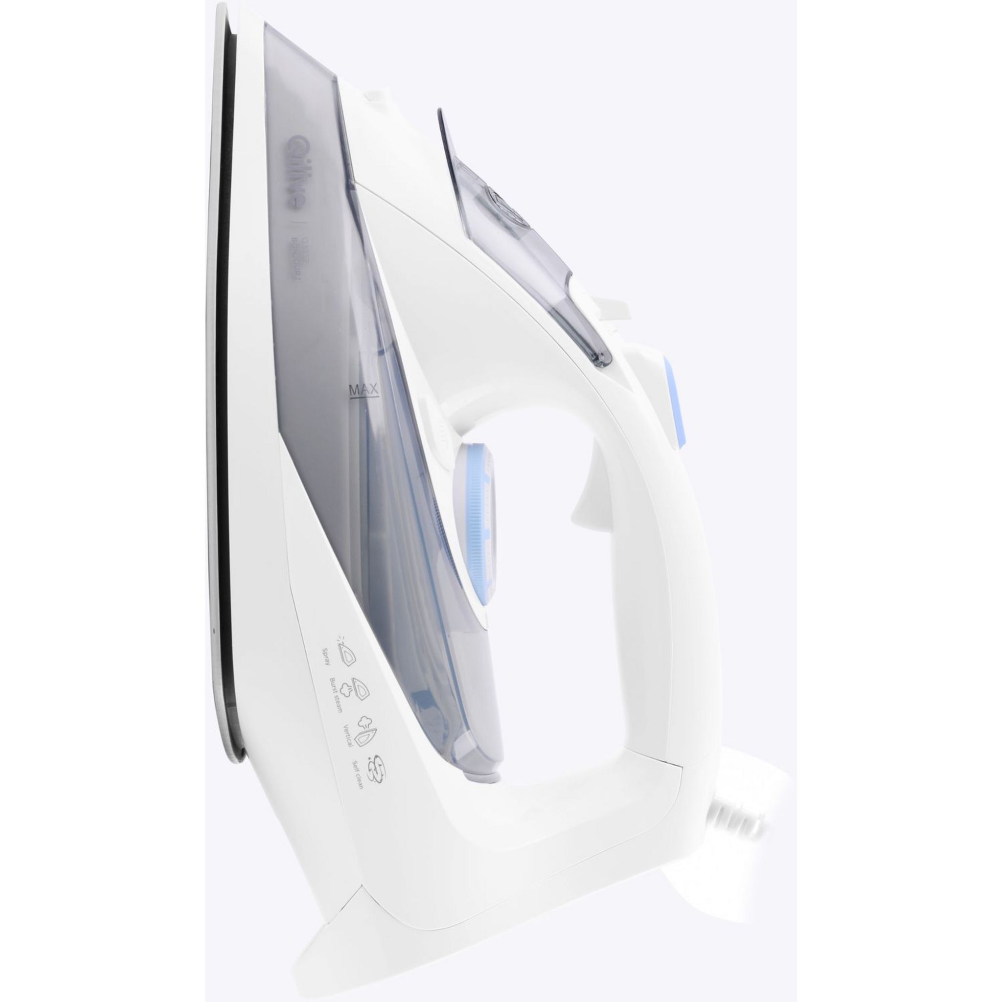 Voir la diapositive 5 : QILIVE Fer à repasser Q.5852 Blanc et bleu