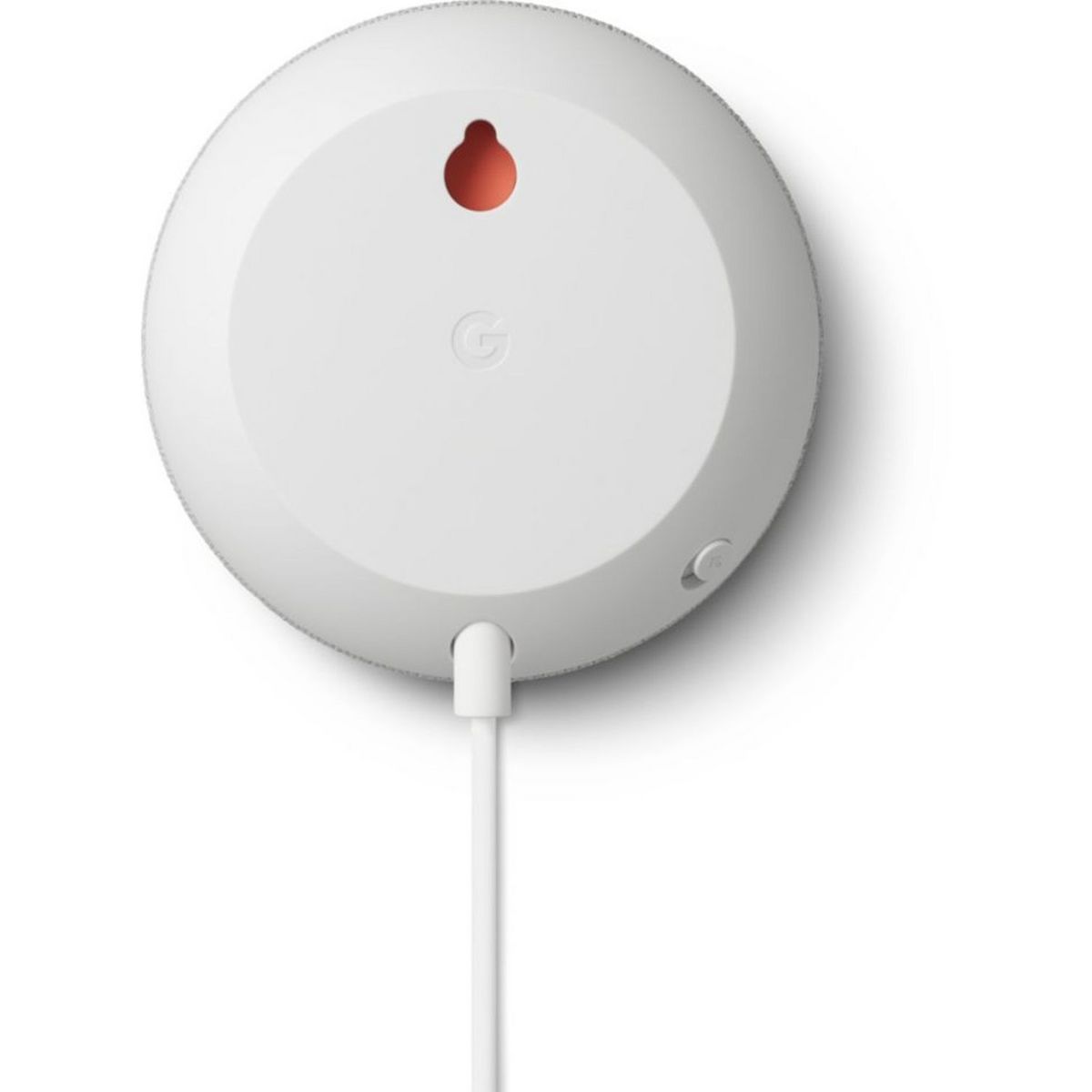 GOOGLE Assistant vocal Nest Mini - Craie - Gris clair
