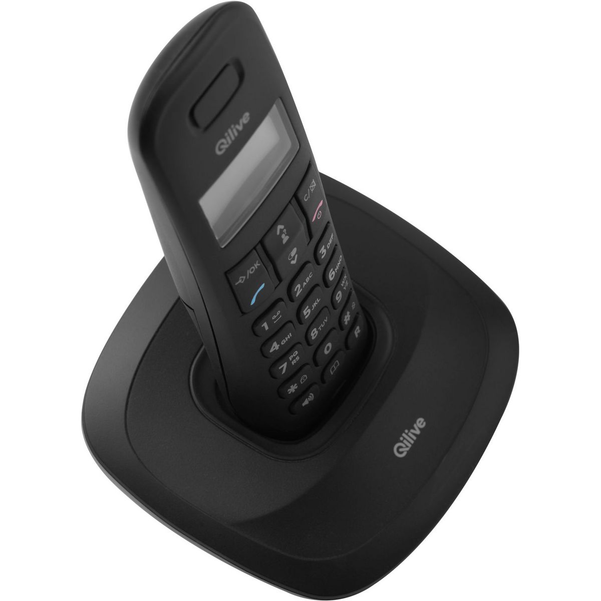 QILIVE Téléphone sans fil - Noir - 151047 Q.4905