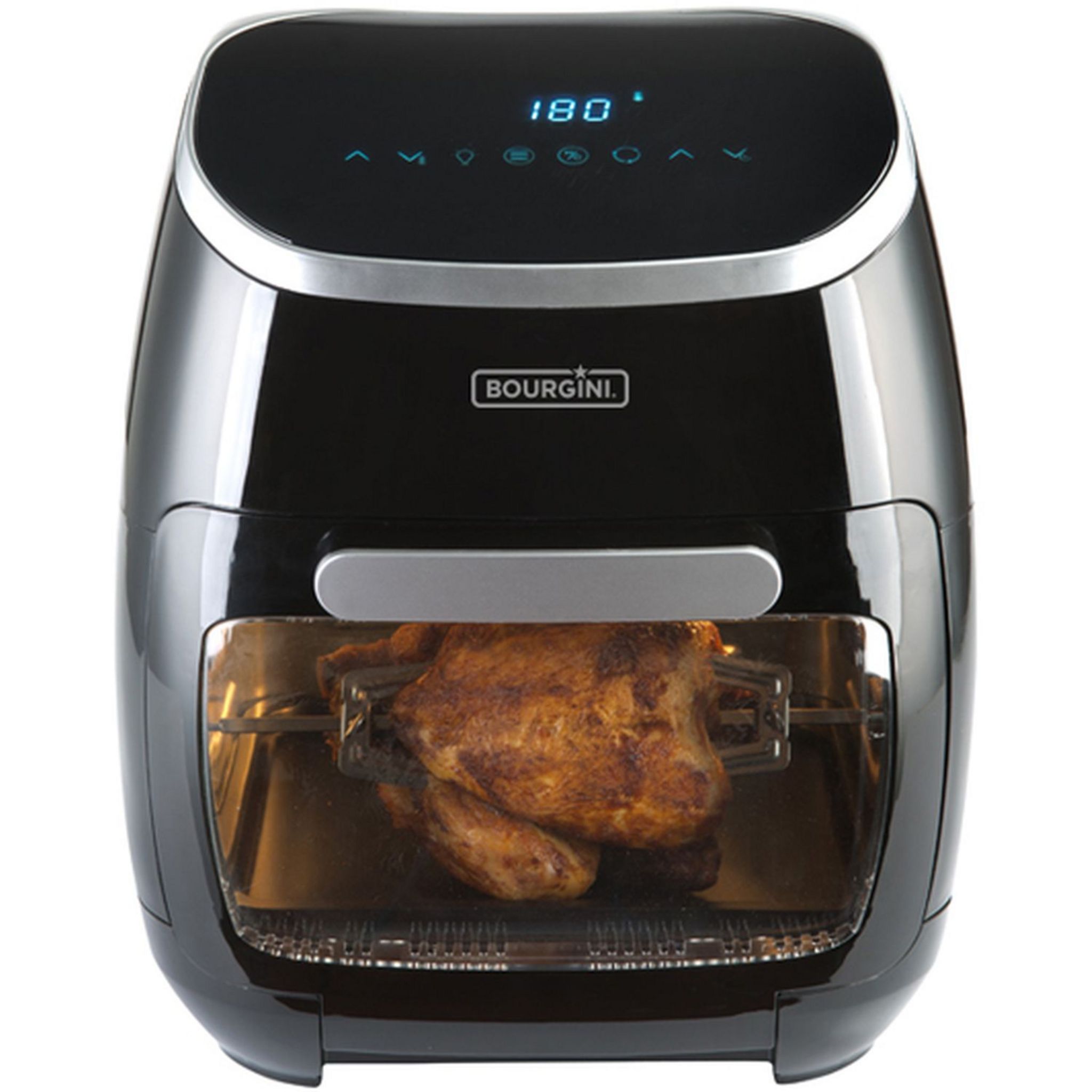 Voir la diapositive 12 : BOURGINI Mini four Multifonction à Air pulsé 182149.00.02 11 L Gris et noir