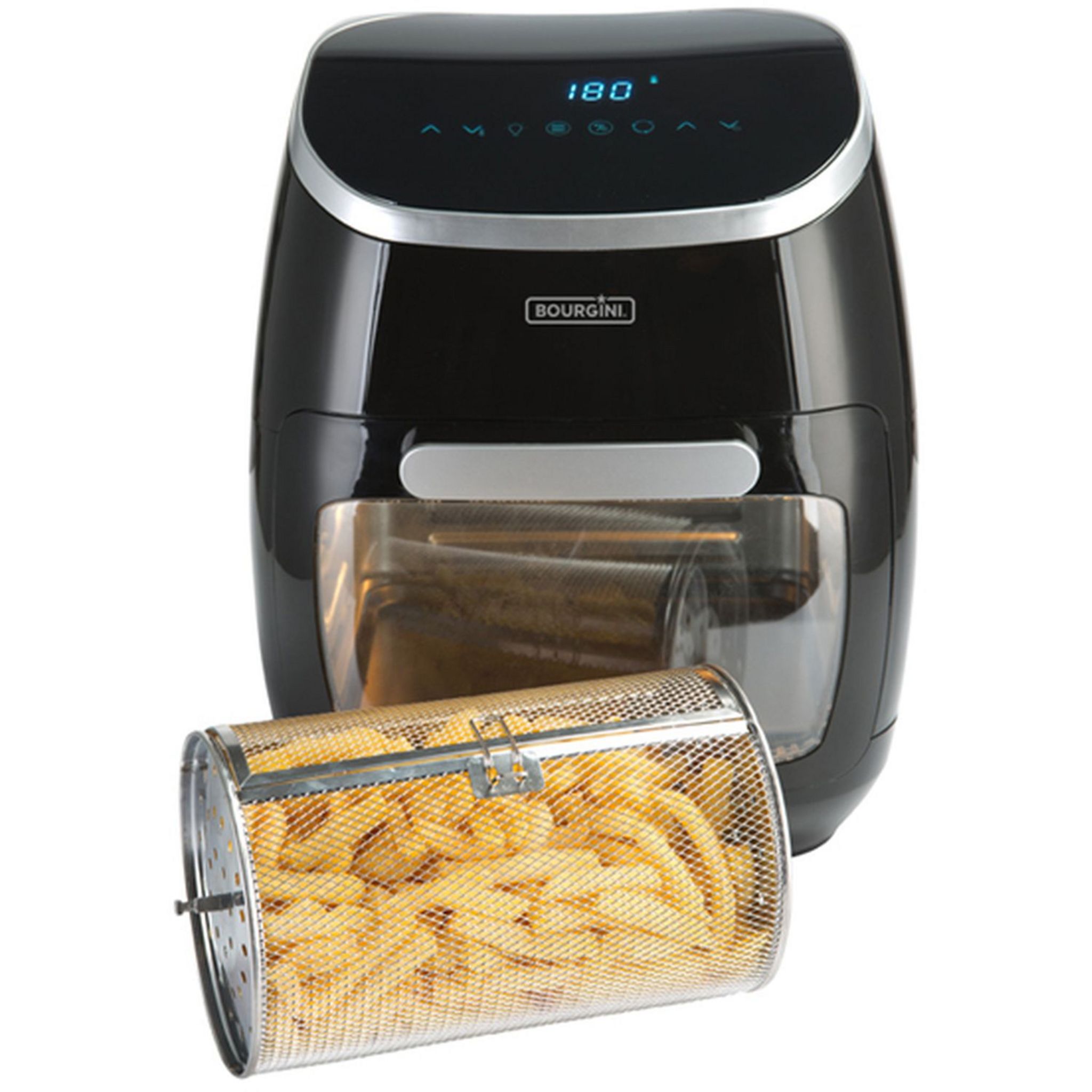 Voir la diapositive 9 : BOURGINI Mini four Multifonction à Air pulsé 182149.00.02 11 L Gris et noir