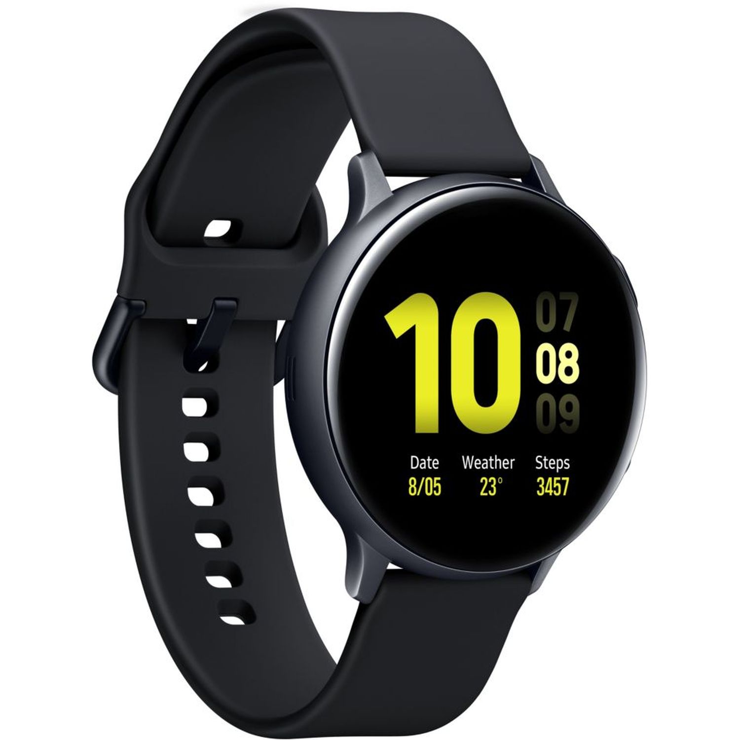 Voir la diapositive 2 : SAMSUNG Montre connectée Galaxy Watch Active2 44 Aluminium Noir + Enceinte Bluetooth GO 2 JBL