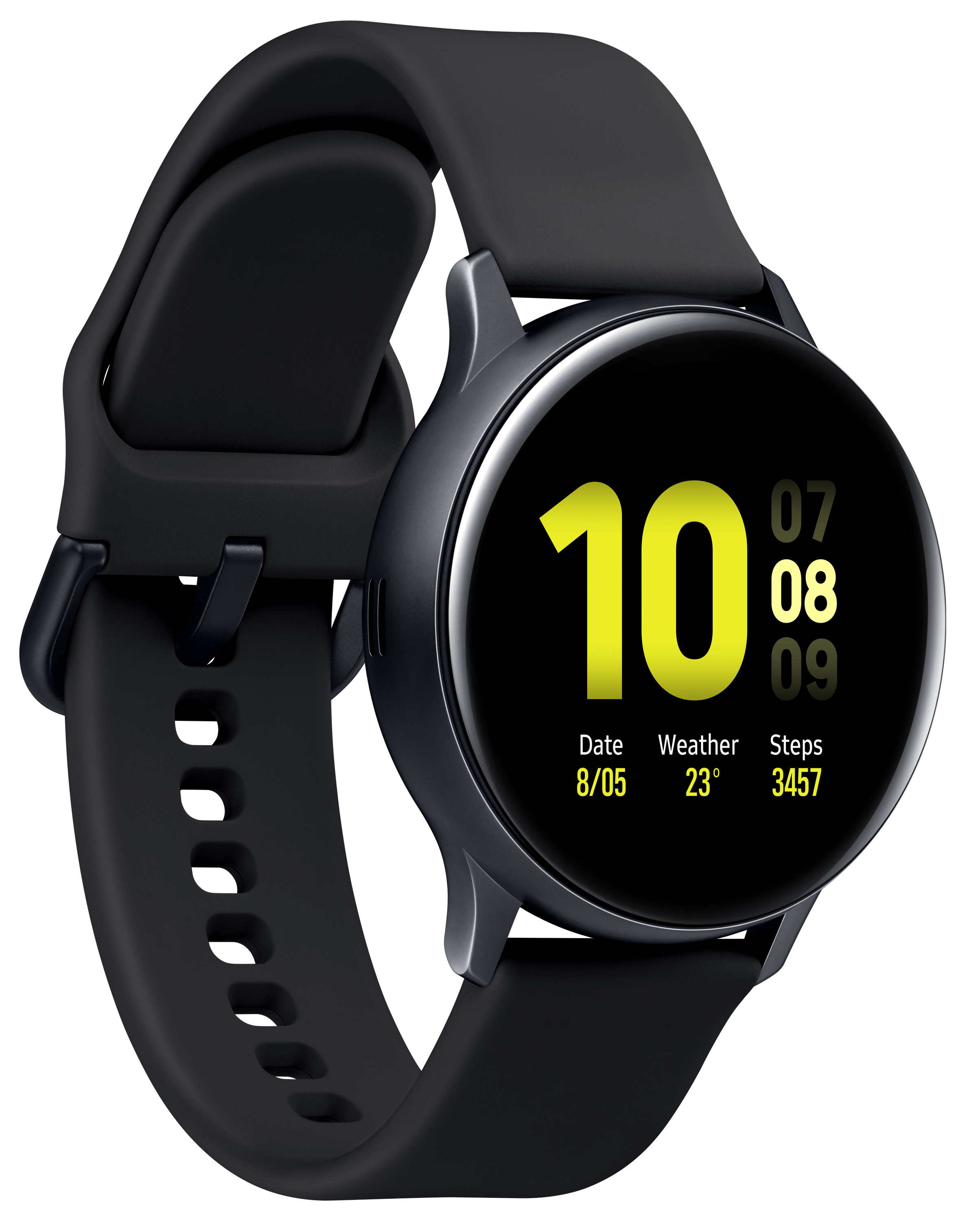Voir la diapositive 16 : SAMSUNG Montre connectée Galaxy Watch Active2 44 Aluminium Noir + Enceinte Bluetooth GO 2 JBL