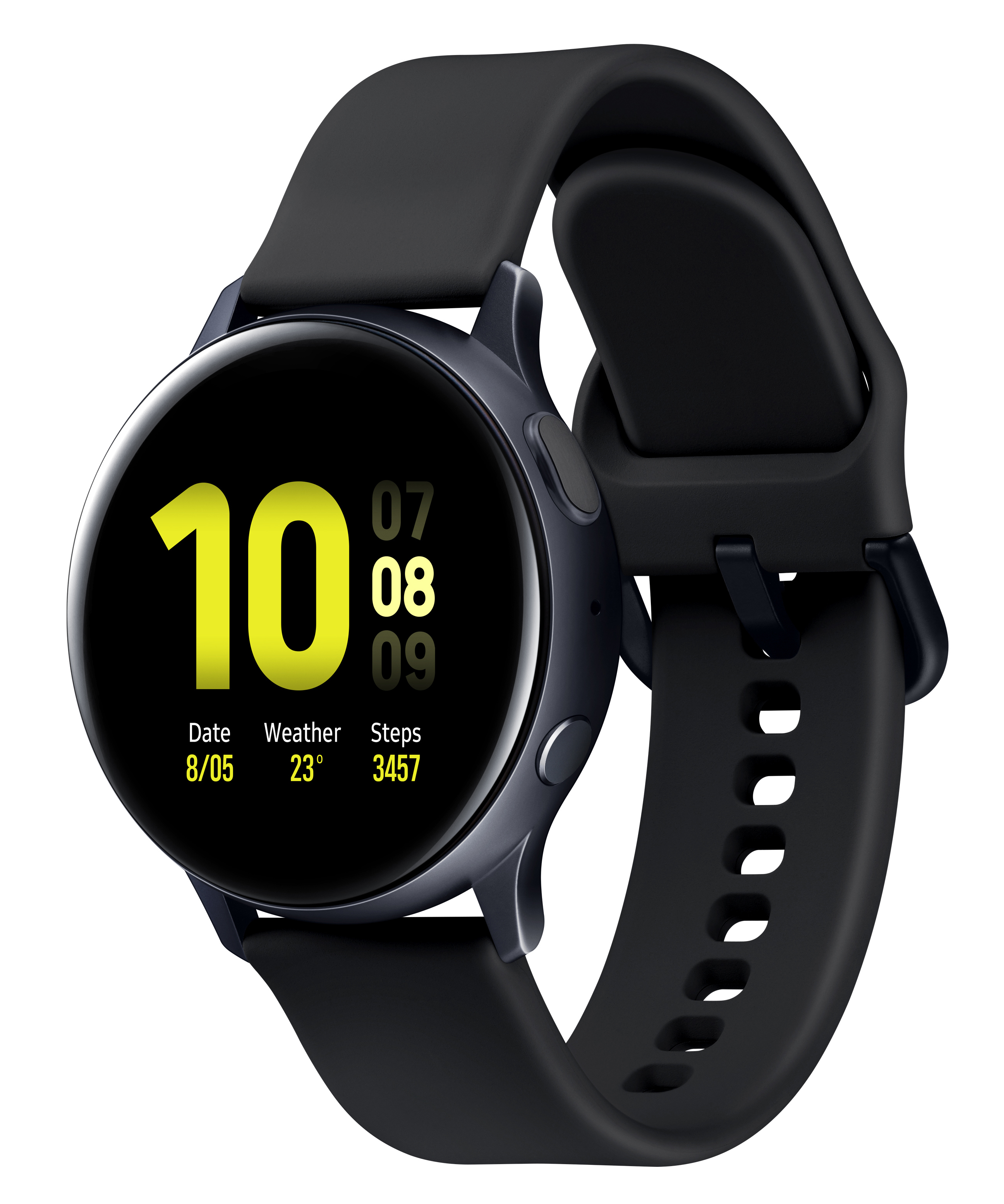 Voir la diapositive 22 : SAMSUNG Montre connectée Galaxy Watch Active2 44 Aluminium Noir + Enceinte Bluetooth GO 2 JBL