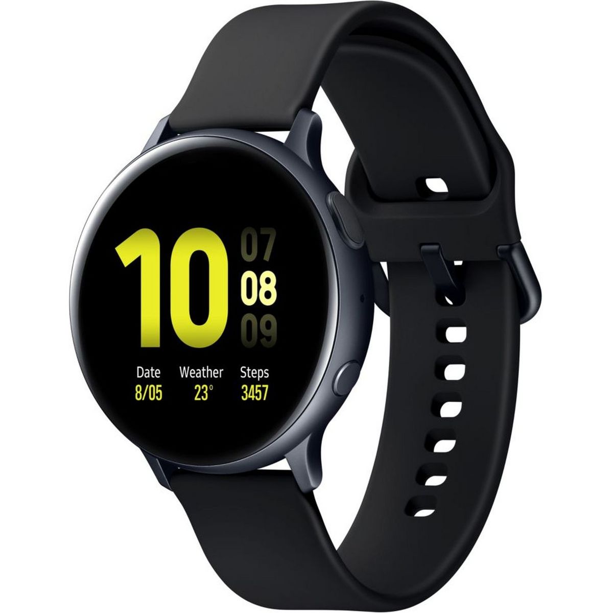 SAMSUNG Montre connectée Galaxy Watch Active2 44 Aluminium Noir + Enceinte Bluetooth GO 2 JBL