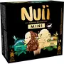 NUII Mini bâtonnet glacé vanille Java enrobé chocolat lait et blanc et amandes 6 pièces 252g