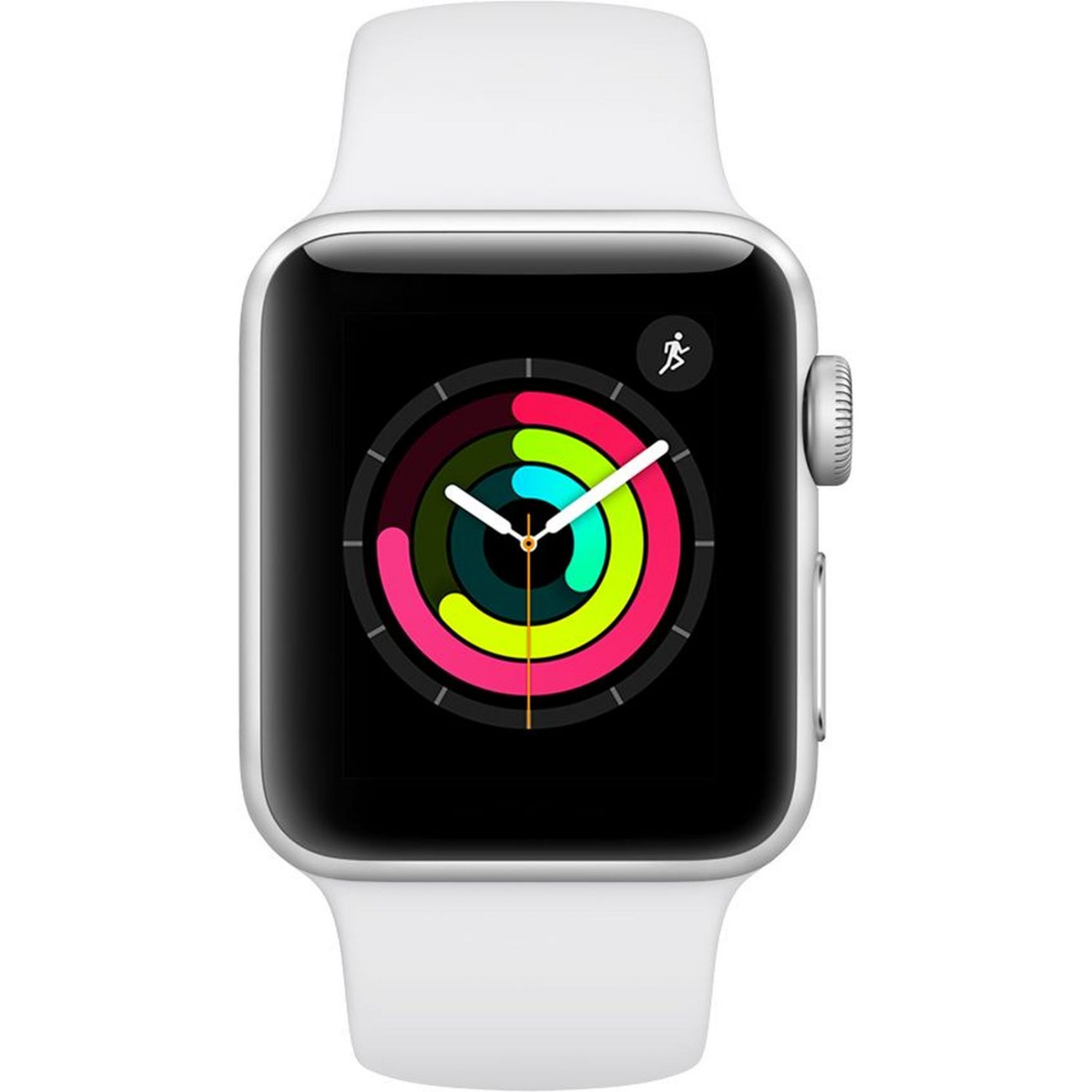 Voir la diapositive 2 : APPLE Montre connectée 38 mm - Watch Serie 3 - Alu argent/blanc