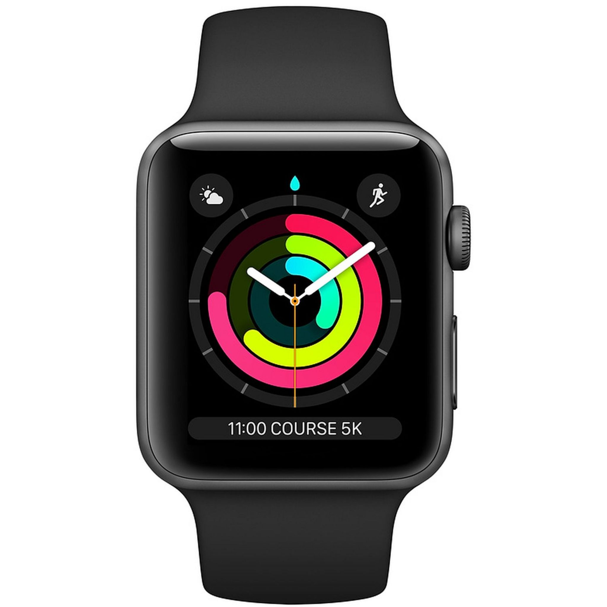 Voir la diapositive 2 : APPLE Watch Serie 3 42 MM - Alu gris/noir