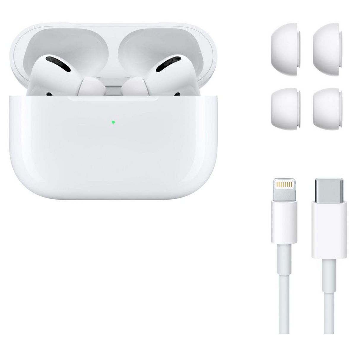 APPLE Écouteurs AIRPODS PRO + Boîtier de charge - Blanc